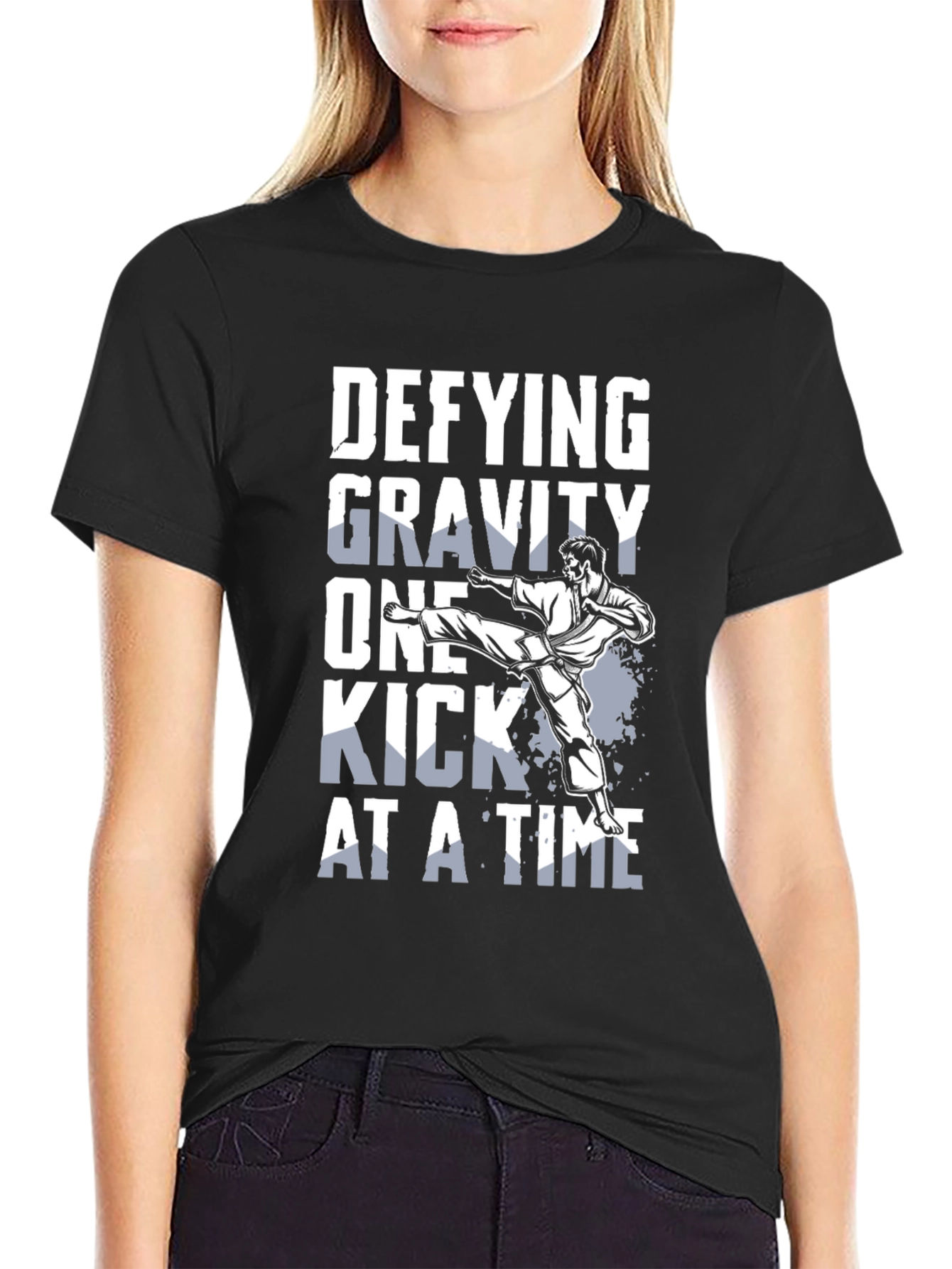 Defying Gravity Karate Graphic Tee