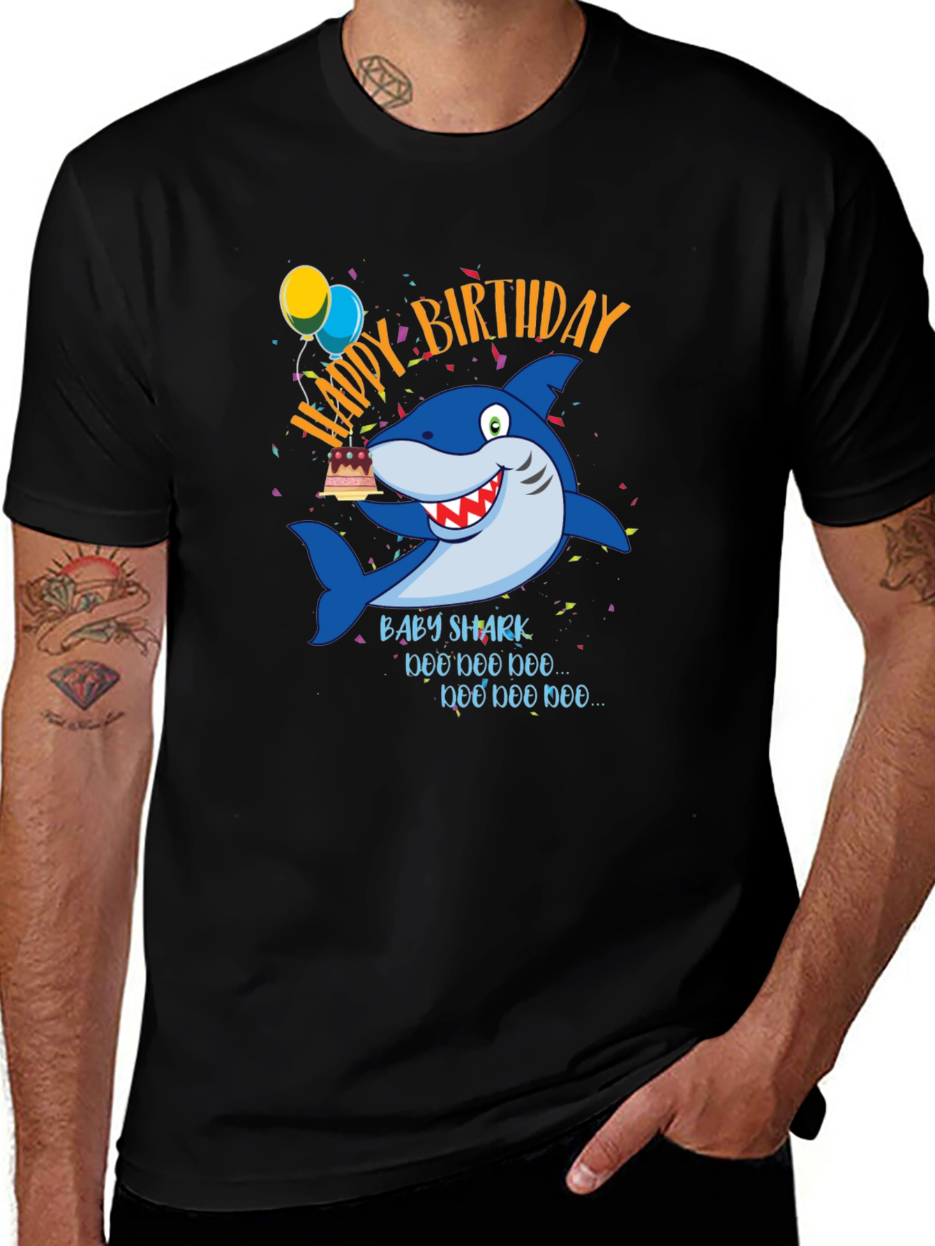Baby Shark Birthday T-Shirt