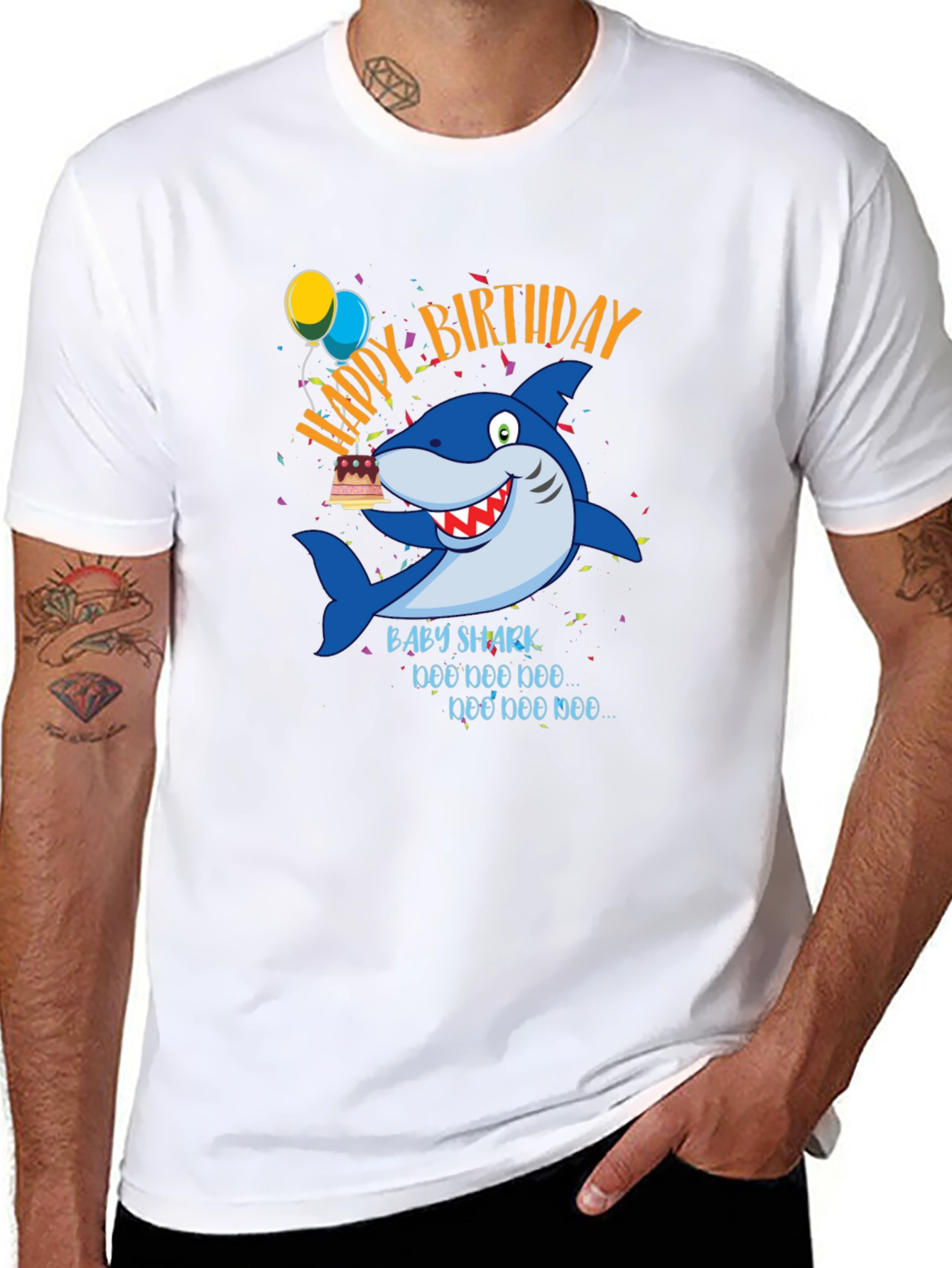 Baby Shark Birthday T-Shirt