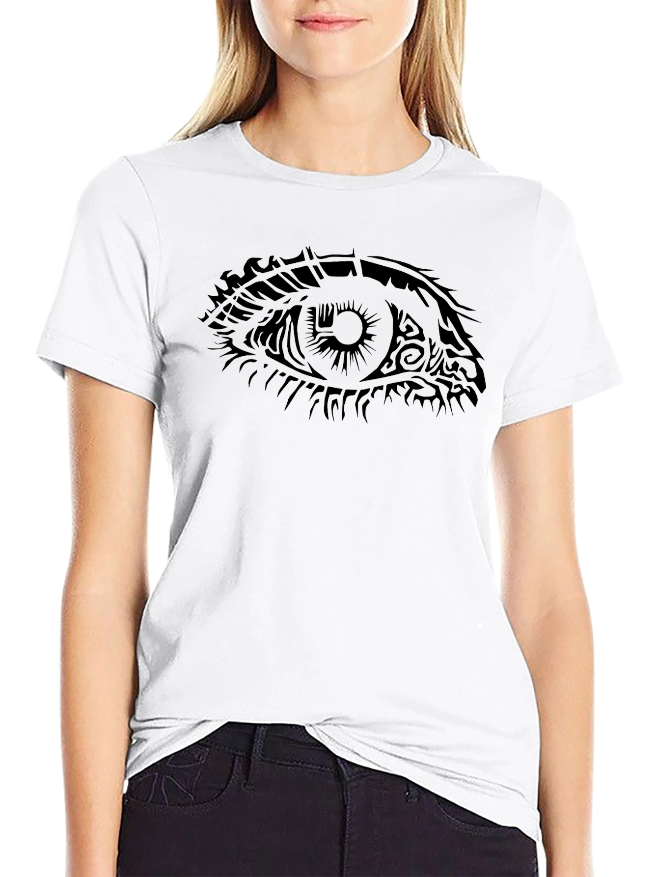Eye Graphic Black T-Shirt