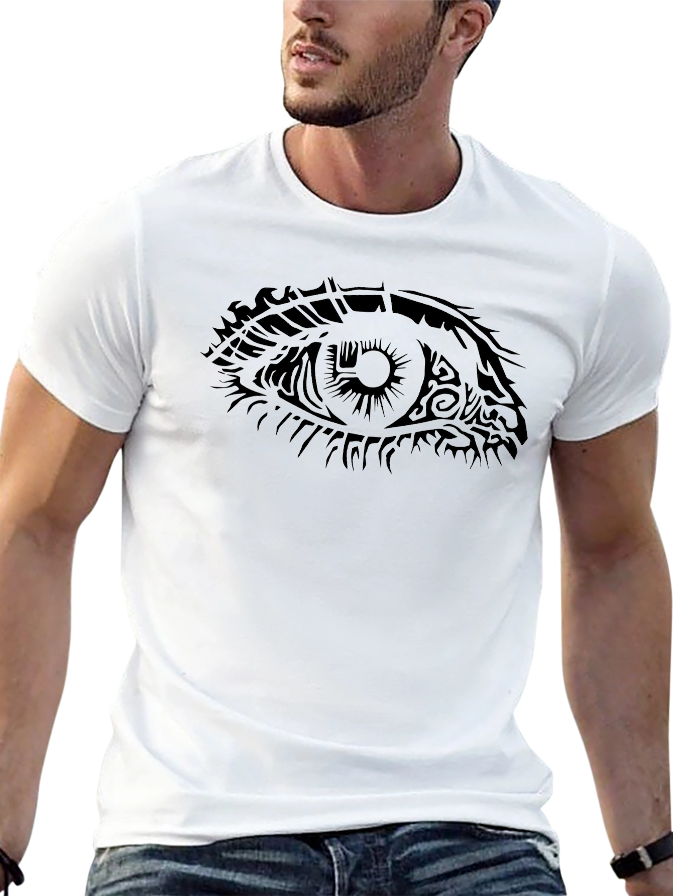 Eye Graphic Black T-Shirt