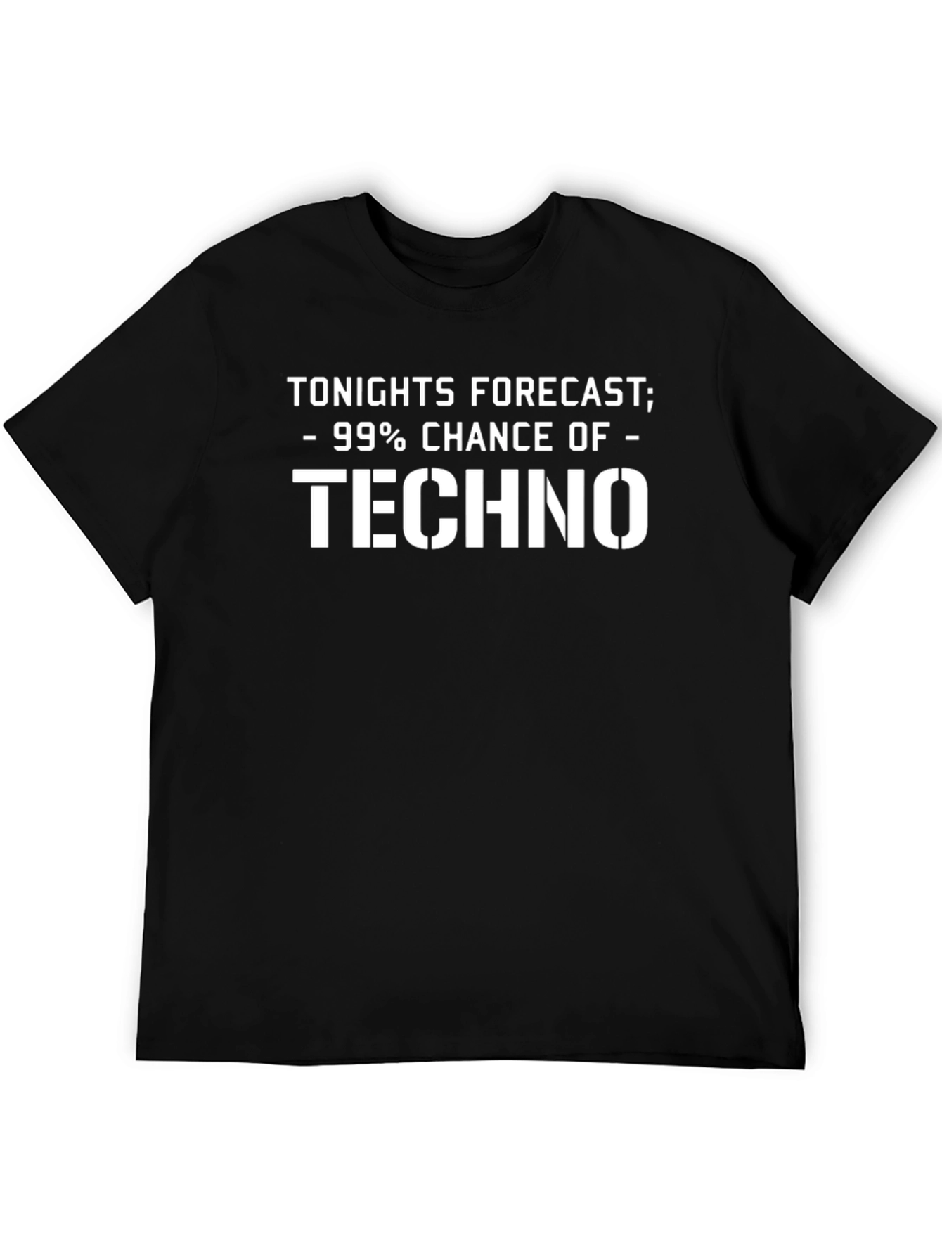 Techno Forecast Graphic Tee - 99% Chance