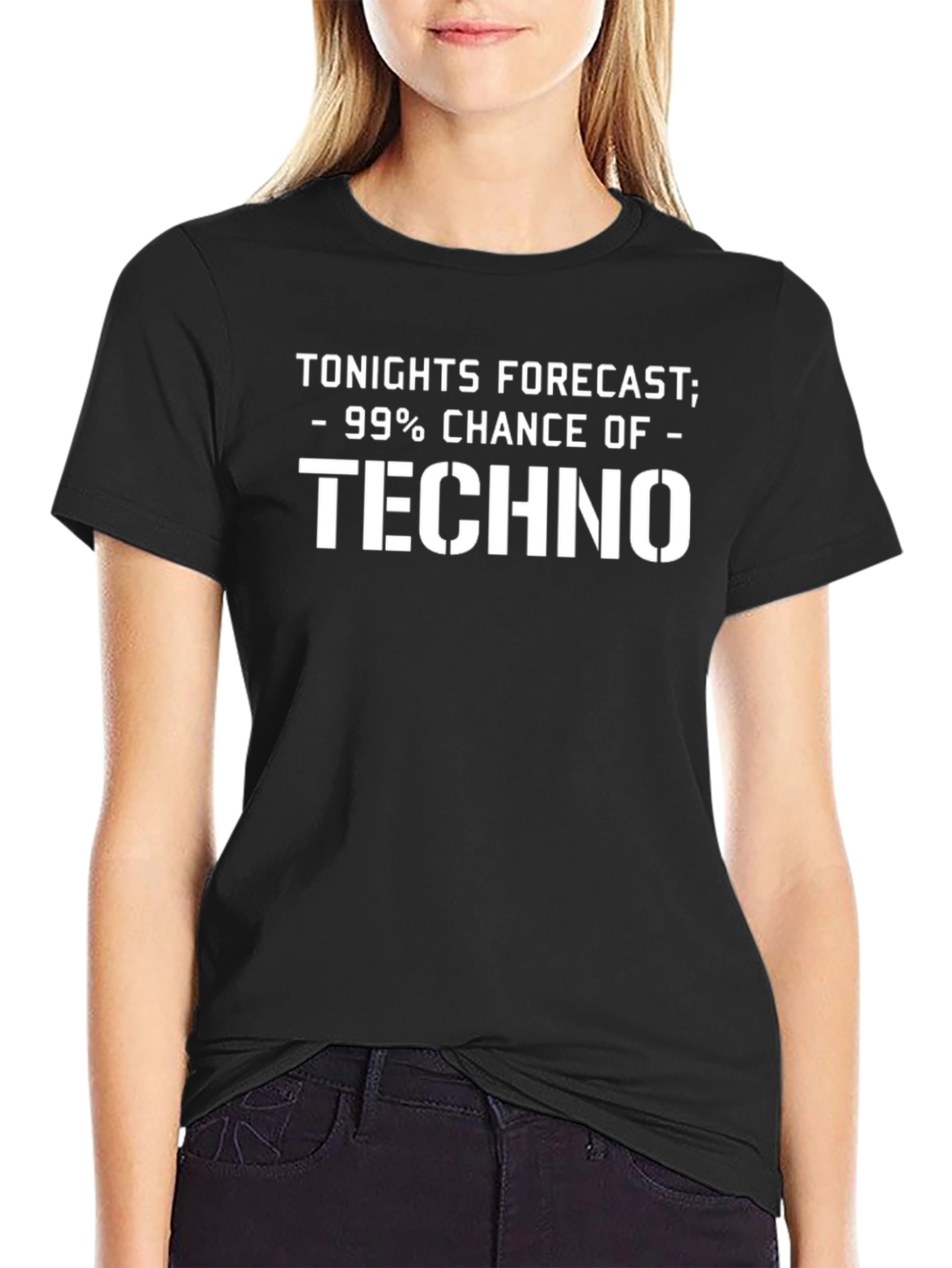 Techno Forecast Graphic Tee - 99% Chance