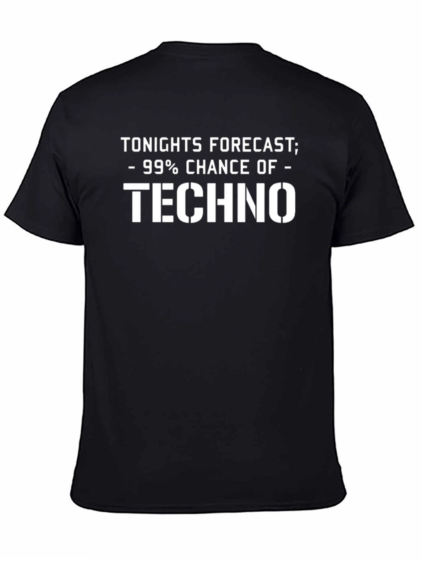 Techno Forecast Graphic Tee - 99% Chance