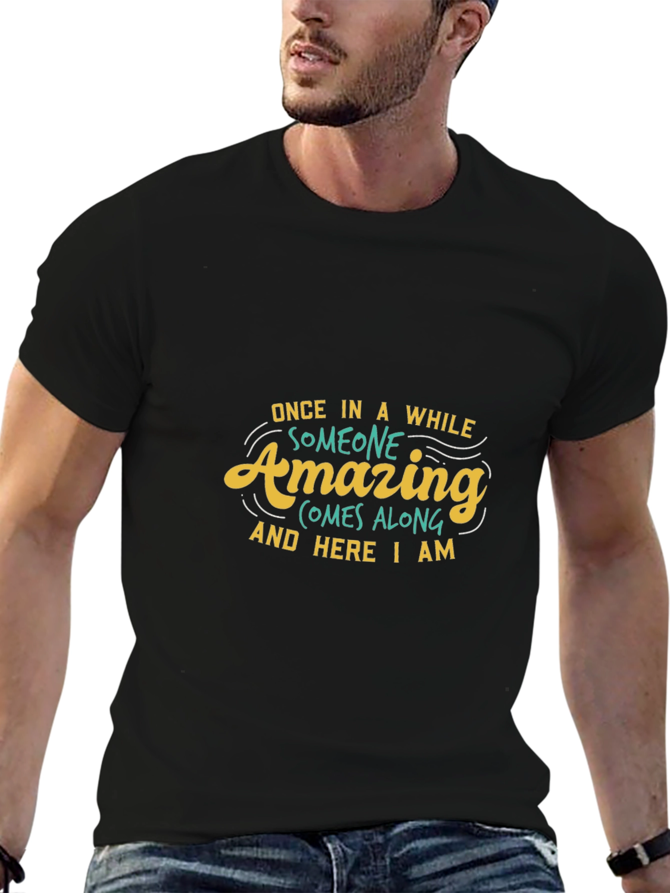 Amazing Quote Black T-Shirt