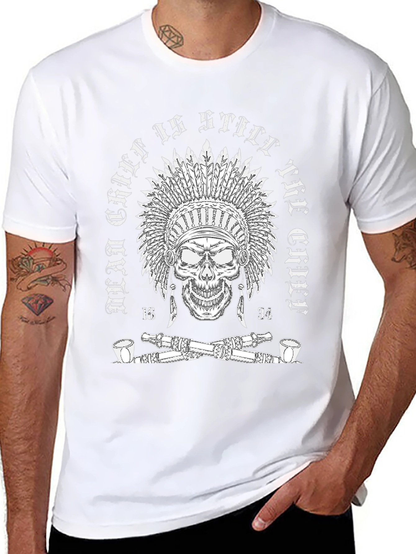Chief Skull Graphic Tee