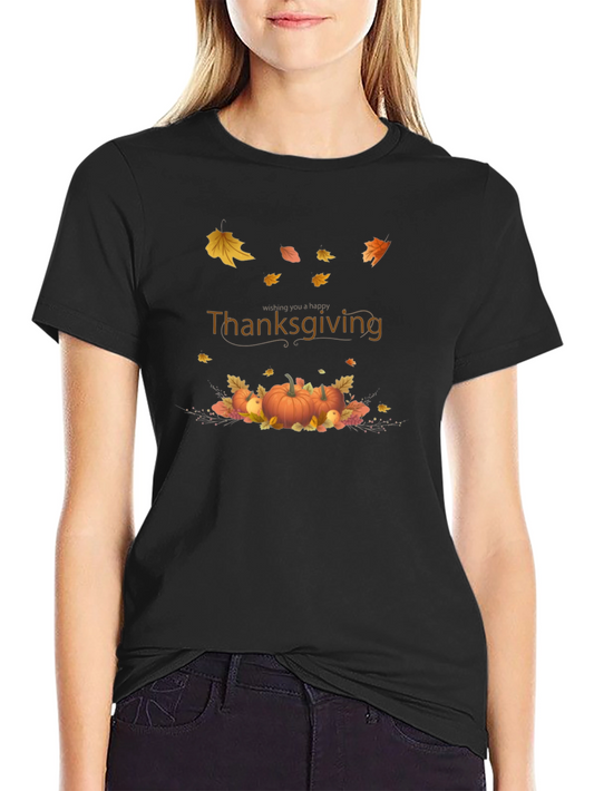 Thanksgiving T-Shirt - Autumn Harvest Graphic Tee