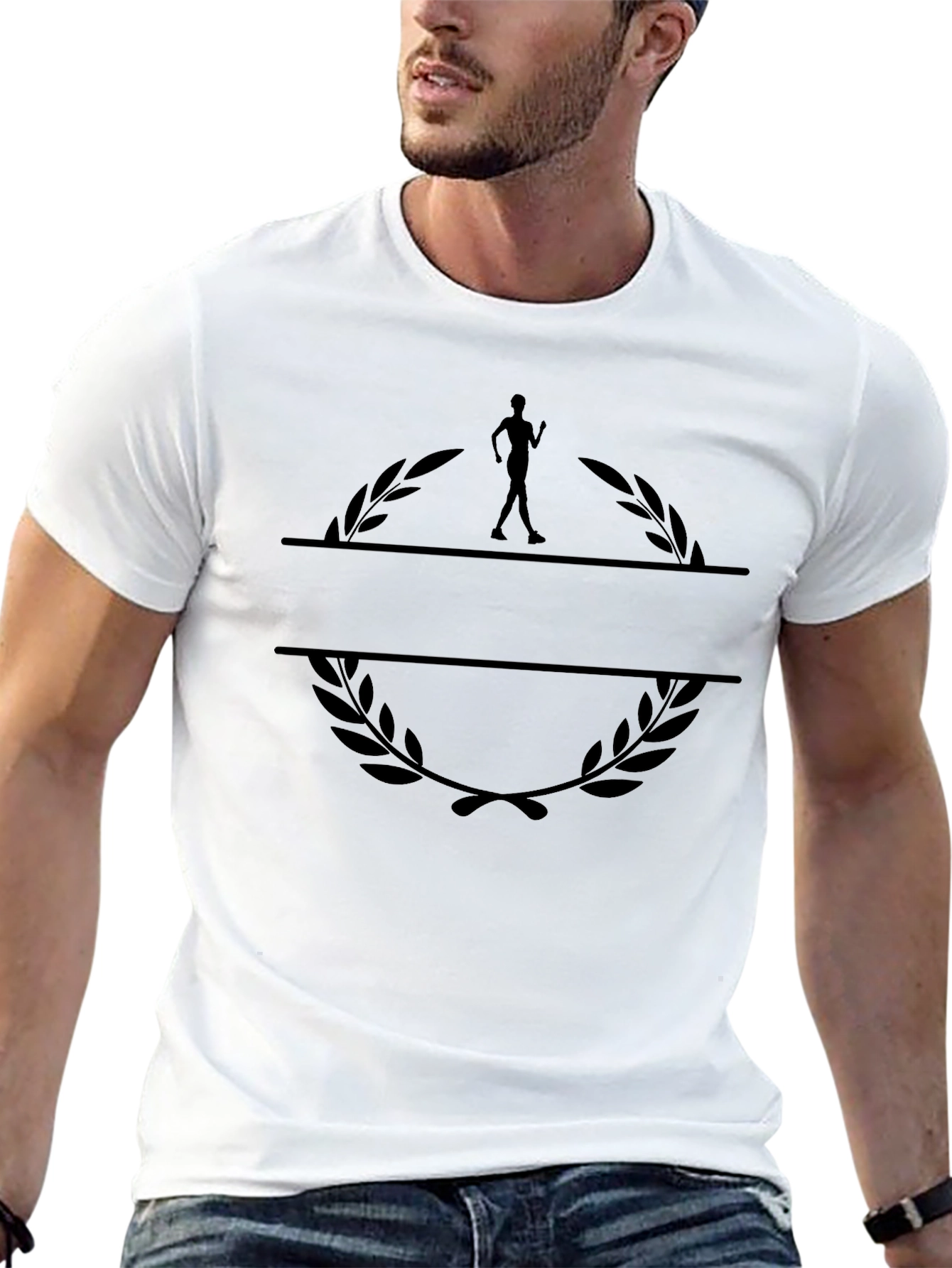 Runner Graphic Black T-Shirt - Activewear