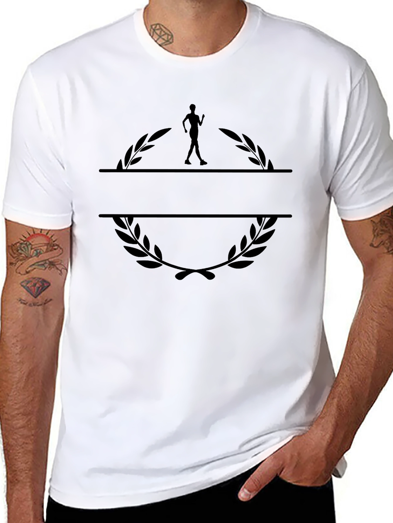 Runner Graphic Black T-Shirt - Activewear