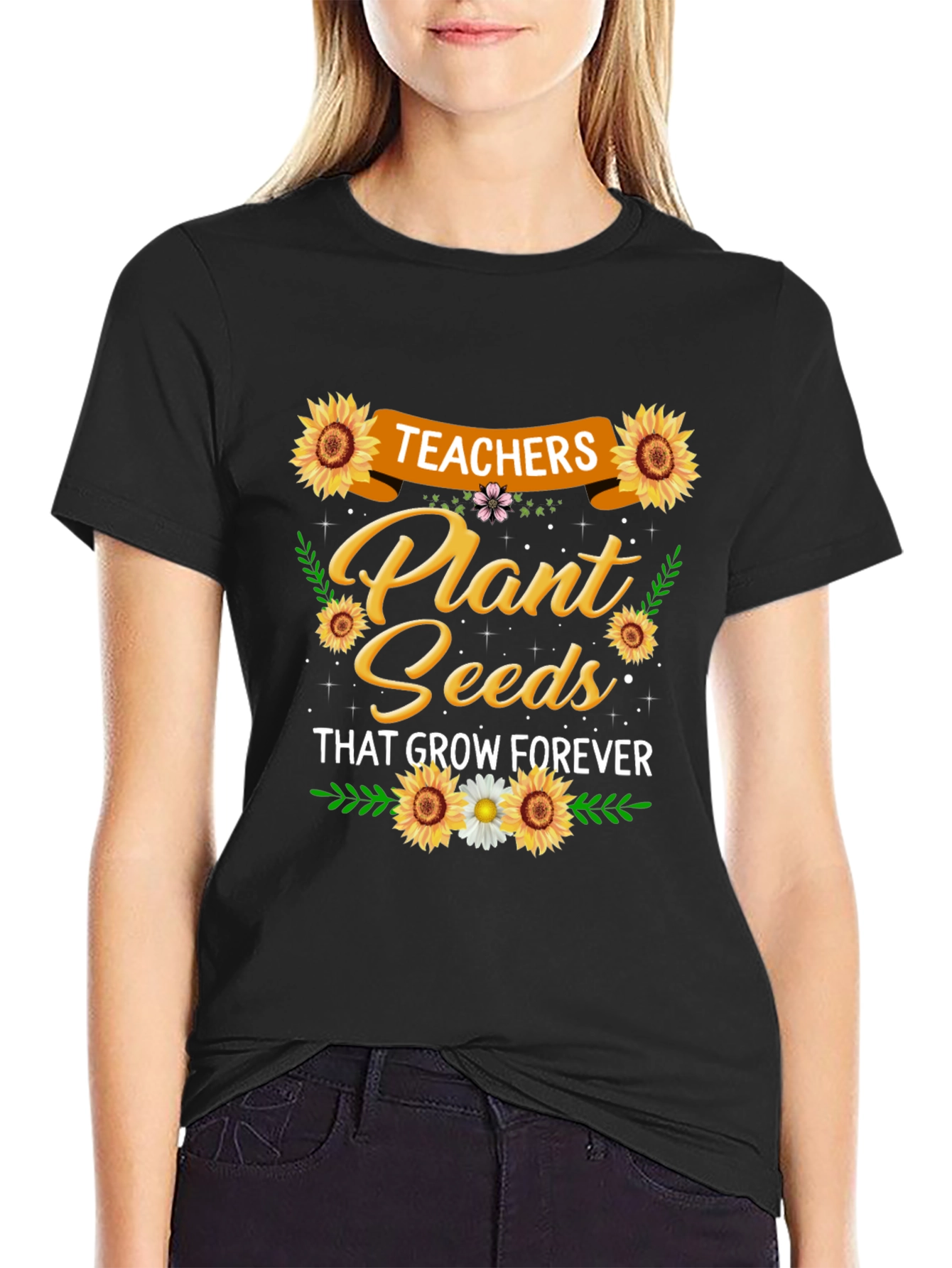 Teachers Plant Seeds Graphic T-Shirt
