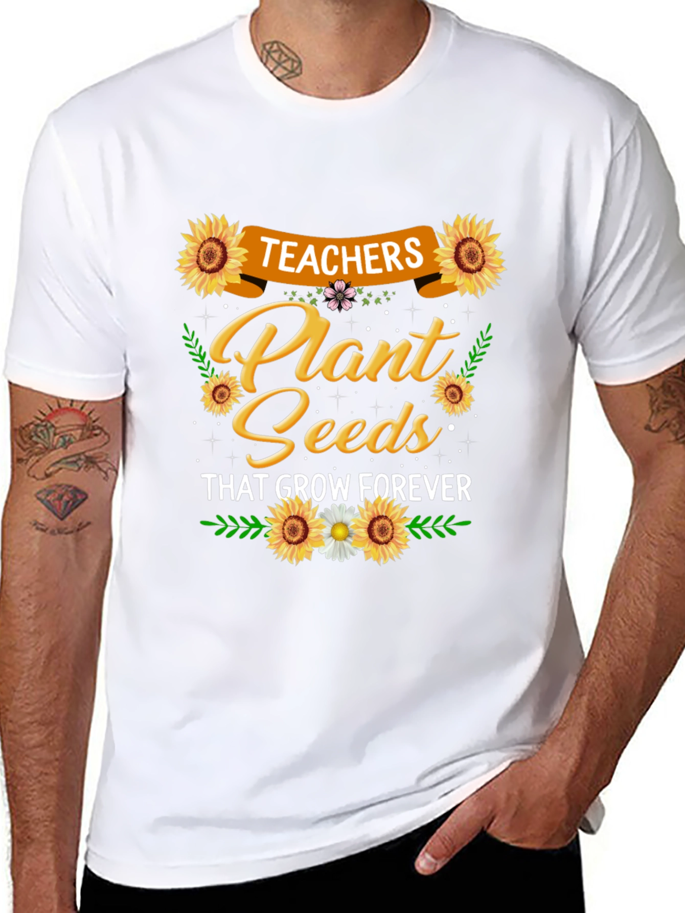 Teachers Plant Seeds Graphic T-Shirt