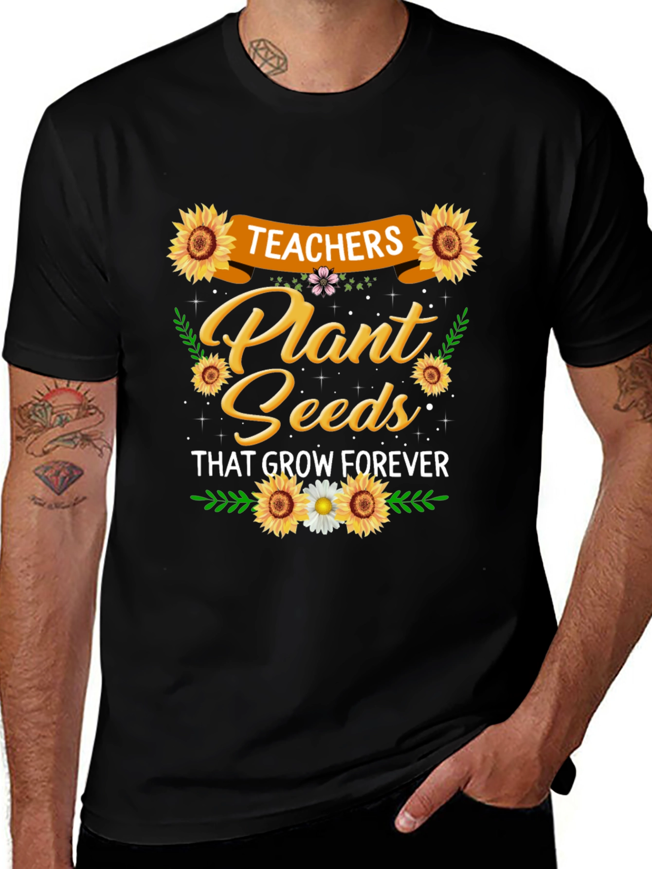 Teachers Plant Seeds Graphic T-Shirt