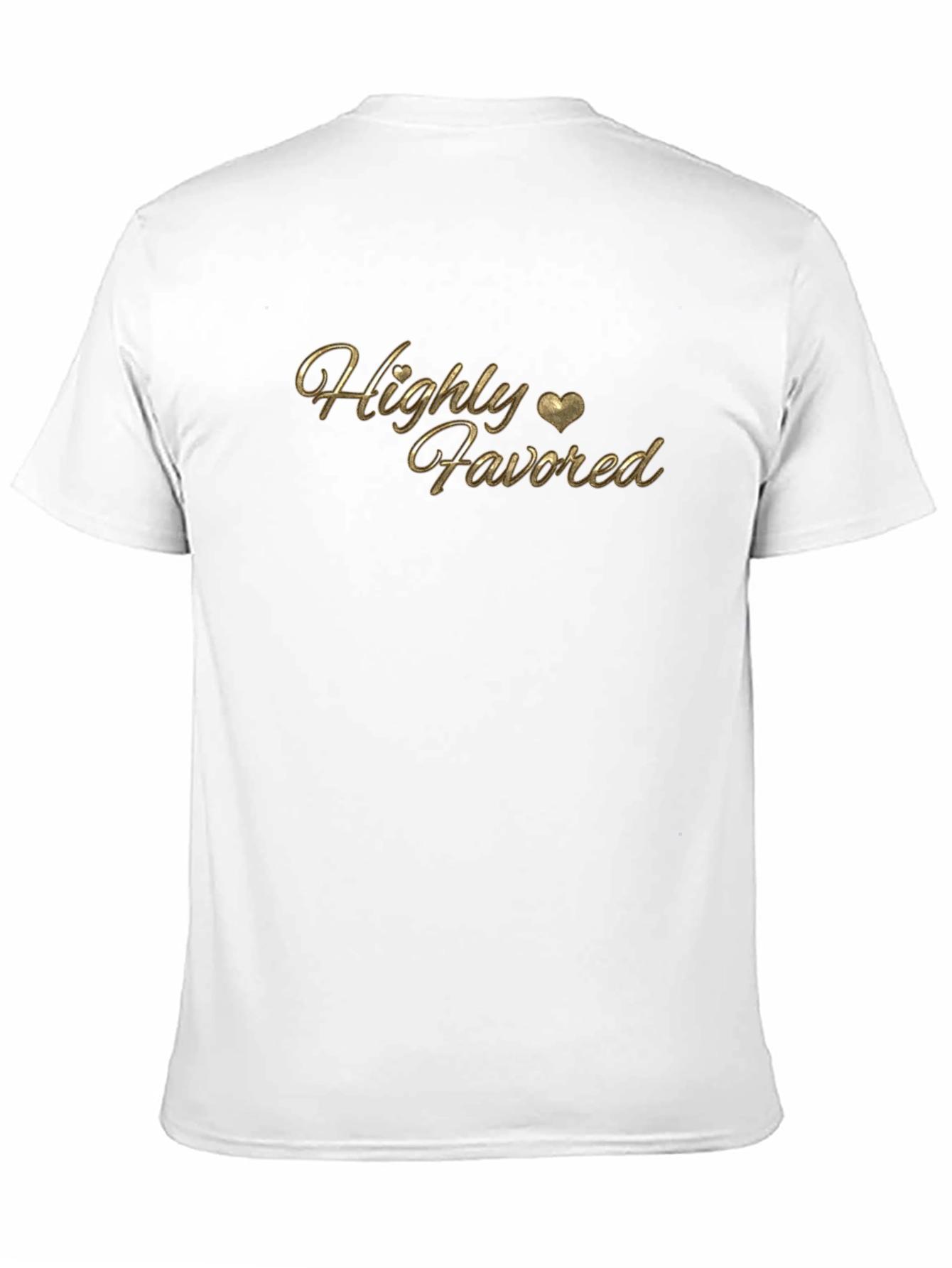 Highly Favored Black T-Shirt