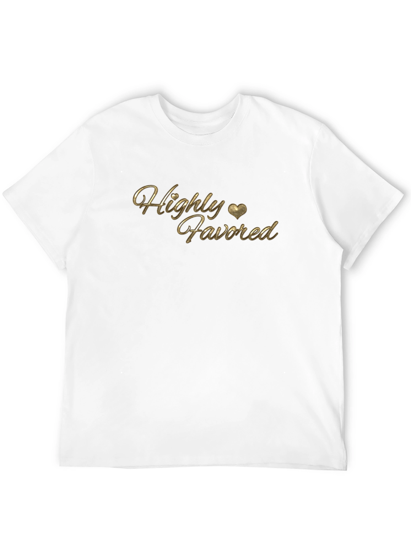 Highly Favored Black T-Shirt