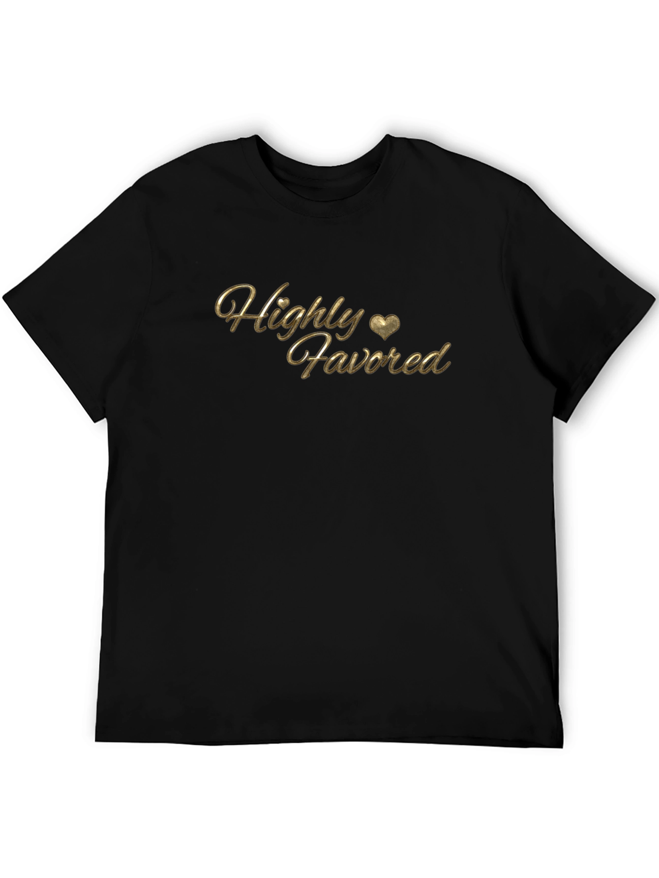 Highly Favored Black T-Shirt