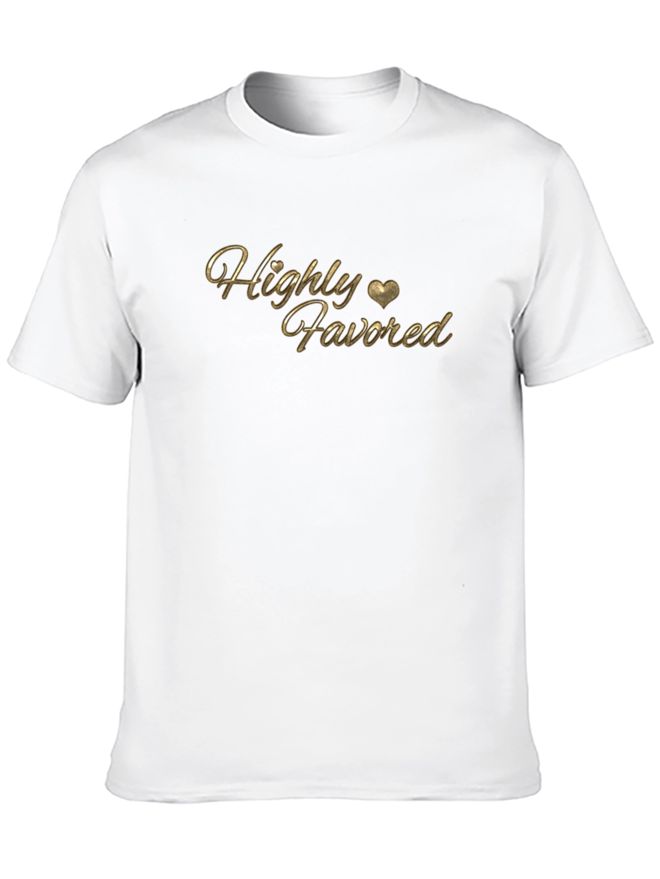 Highly Favored Black T-Shirt