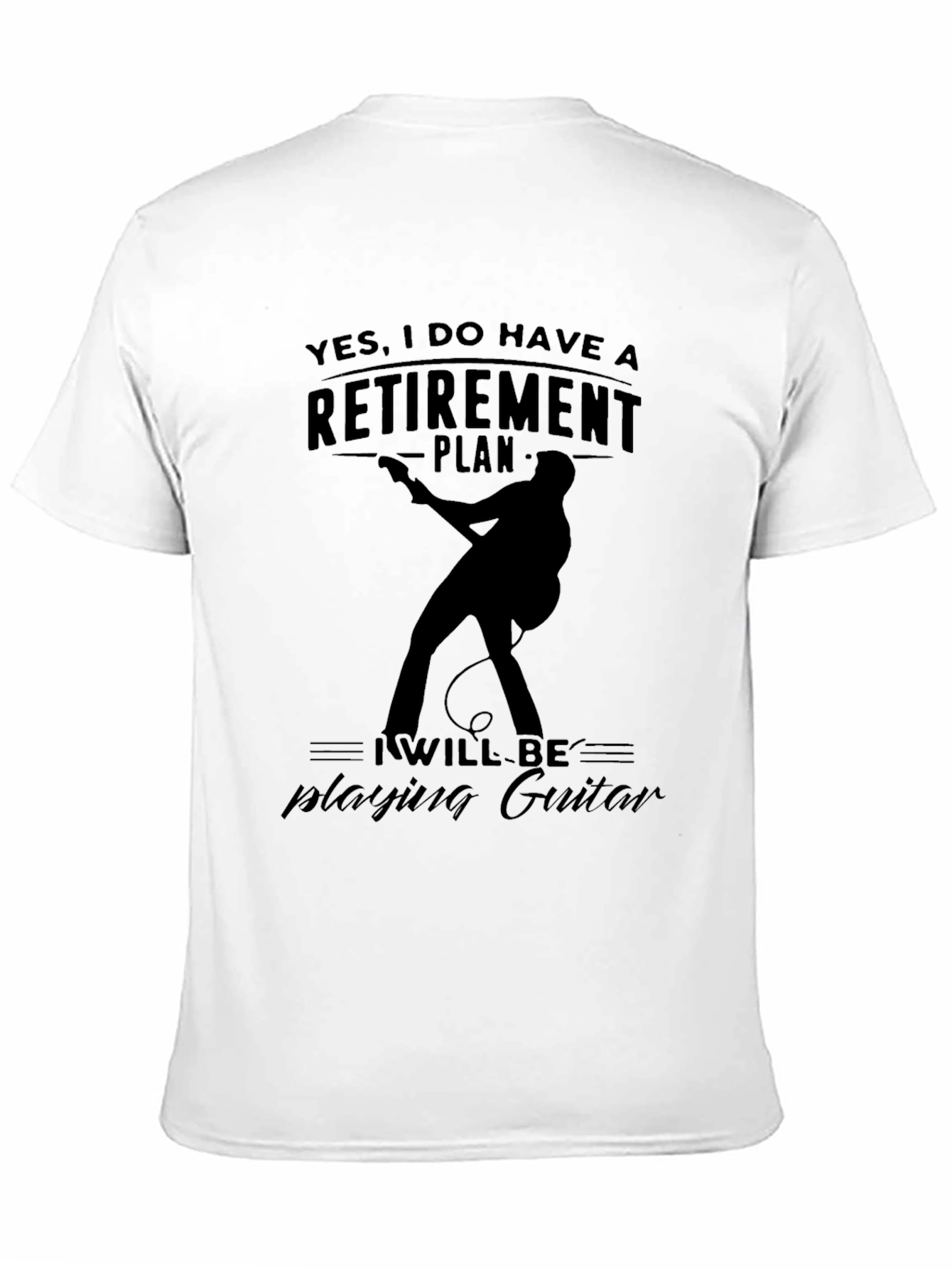 Retirement Plan Guitar T-Shirt