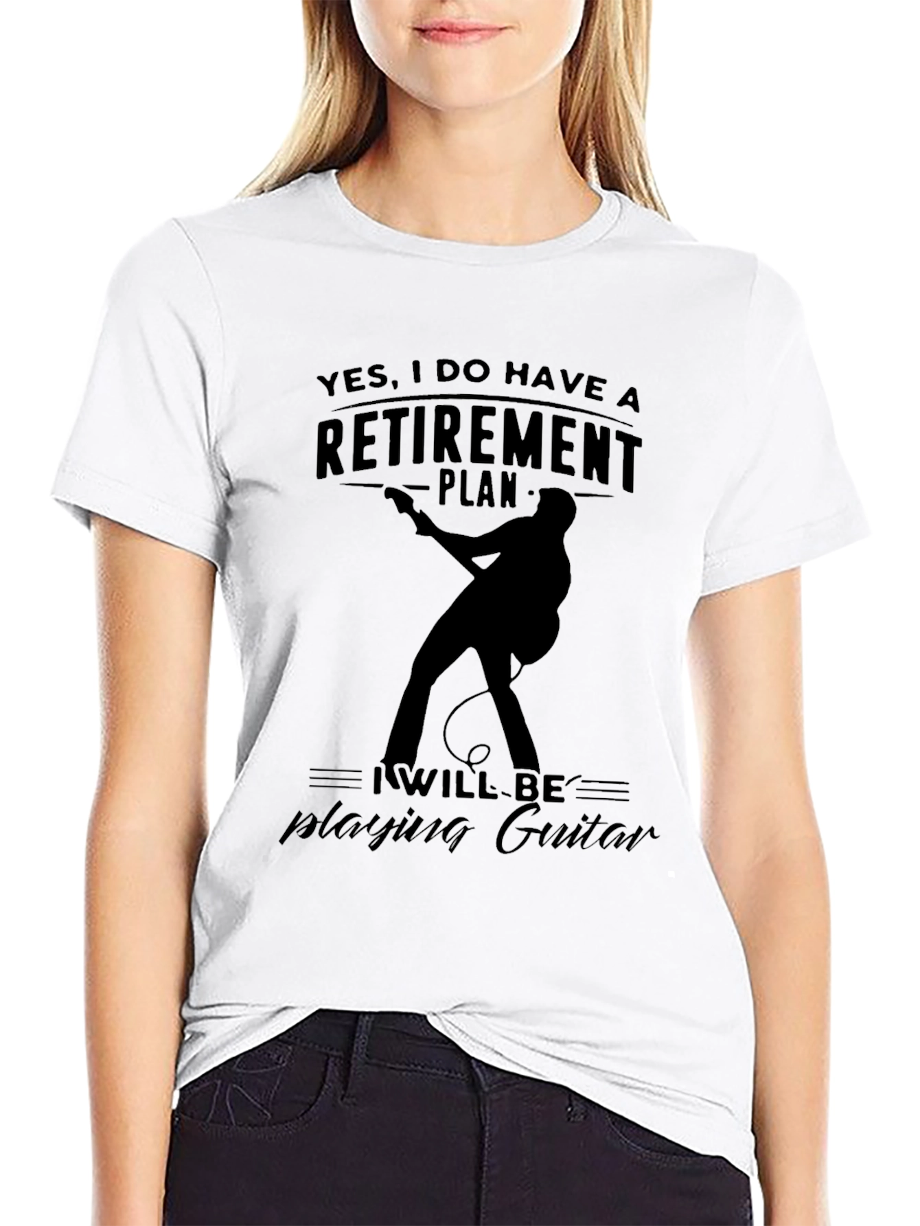 Retirement Plan Guitar T-Shirt