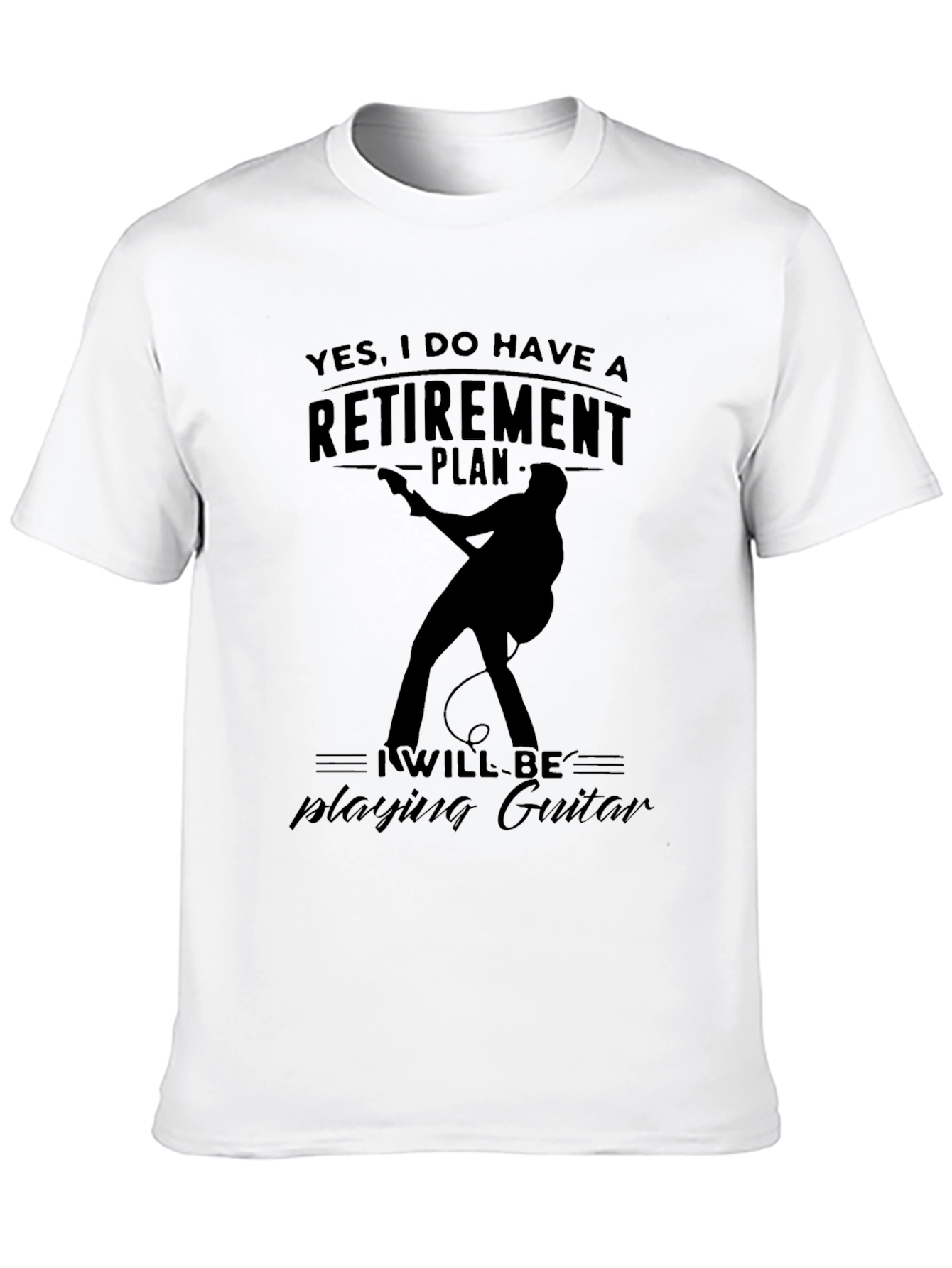 Retirement Plan Guitar T-Shirt