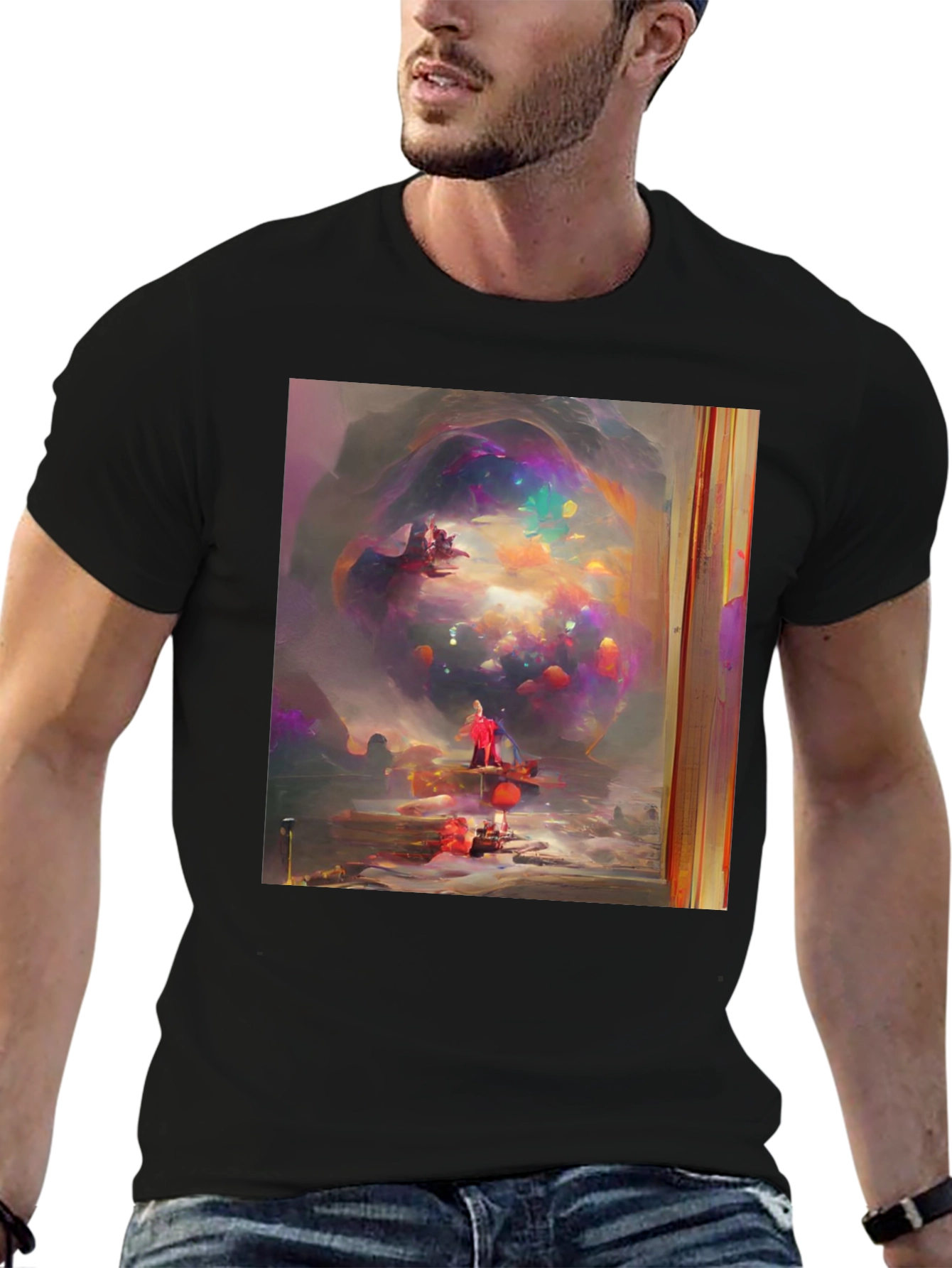 Abstract Art T-Shirt - Unique Design Soft Fabric