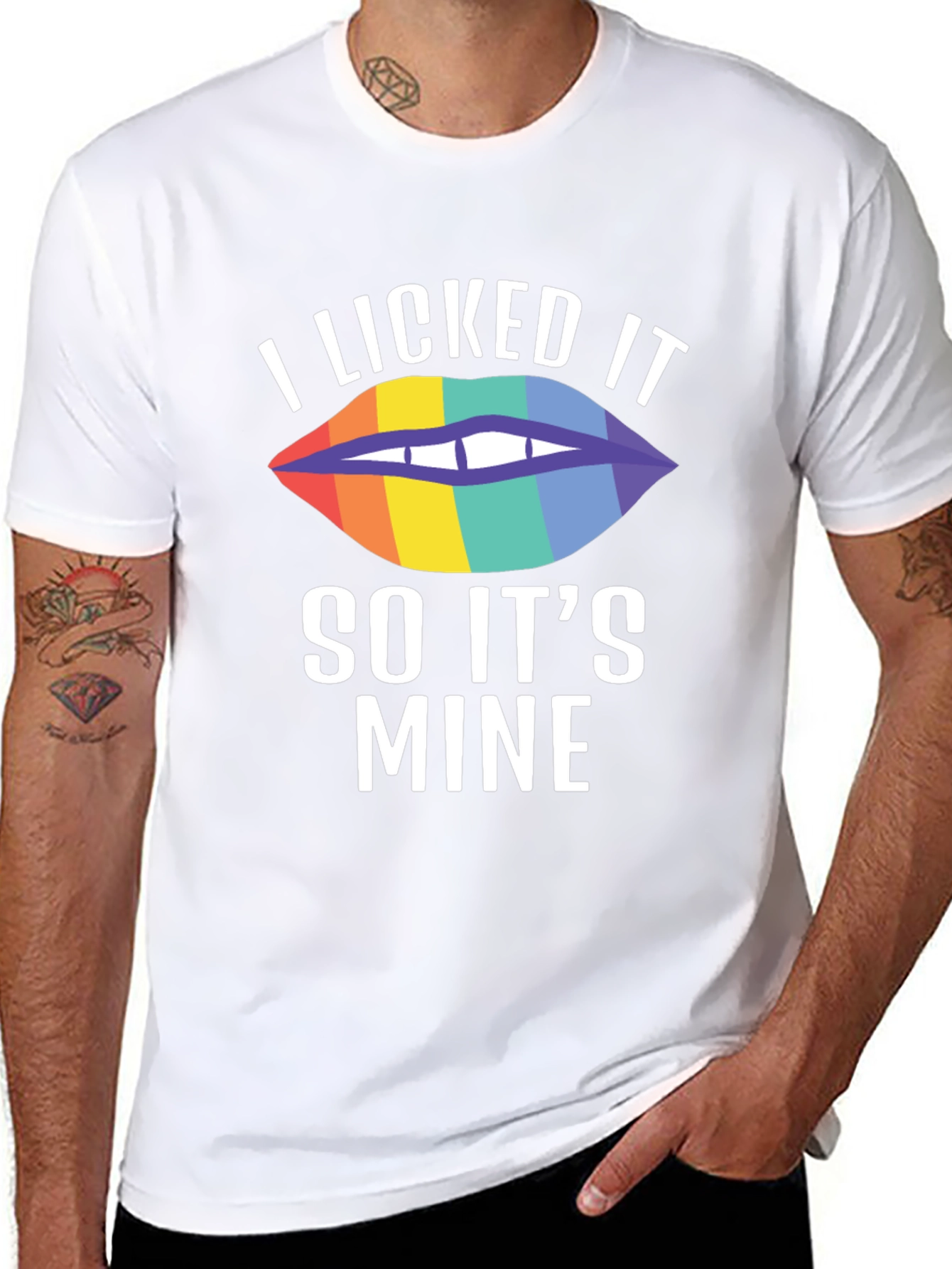 I Licked It So Its Mine Pride T-Shirt