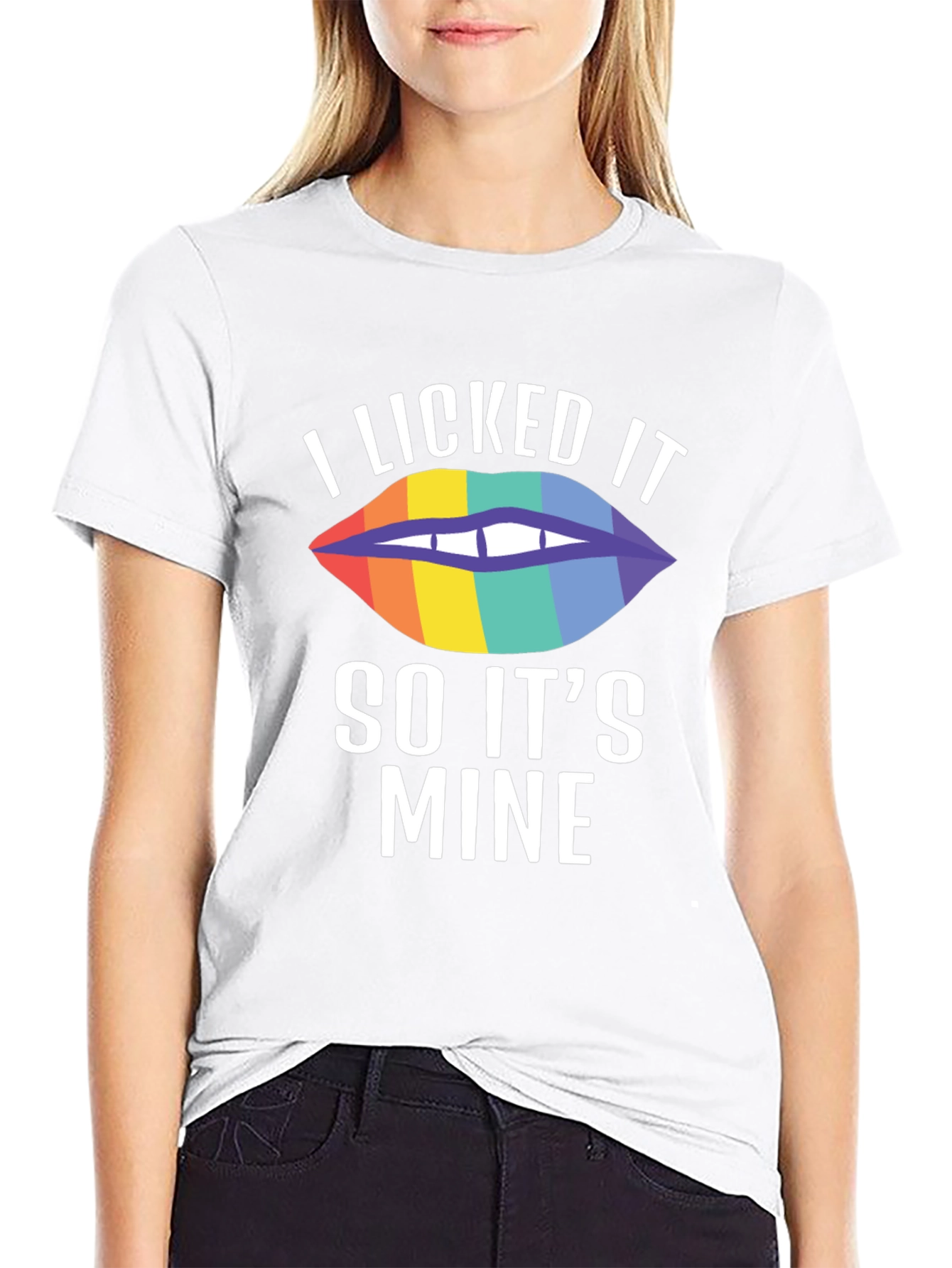 I Licked It So Its Mine Pride T-Shirt