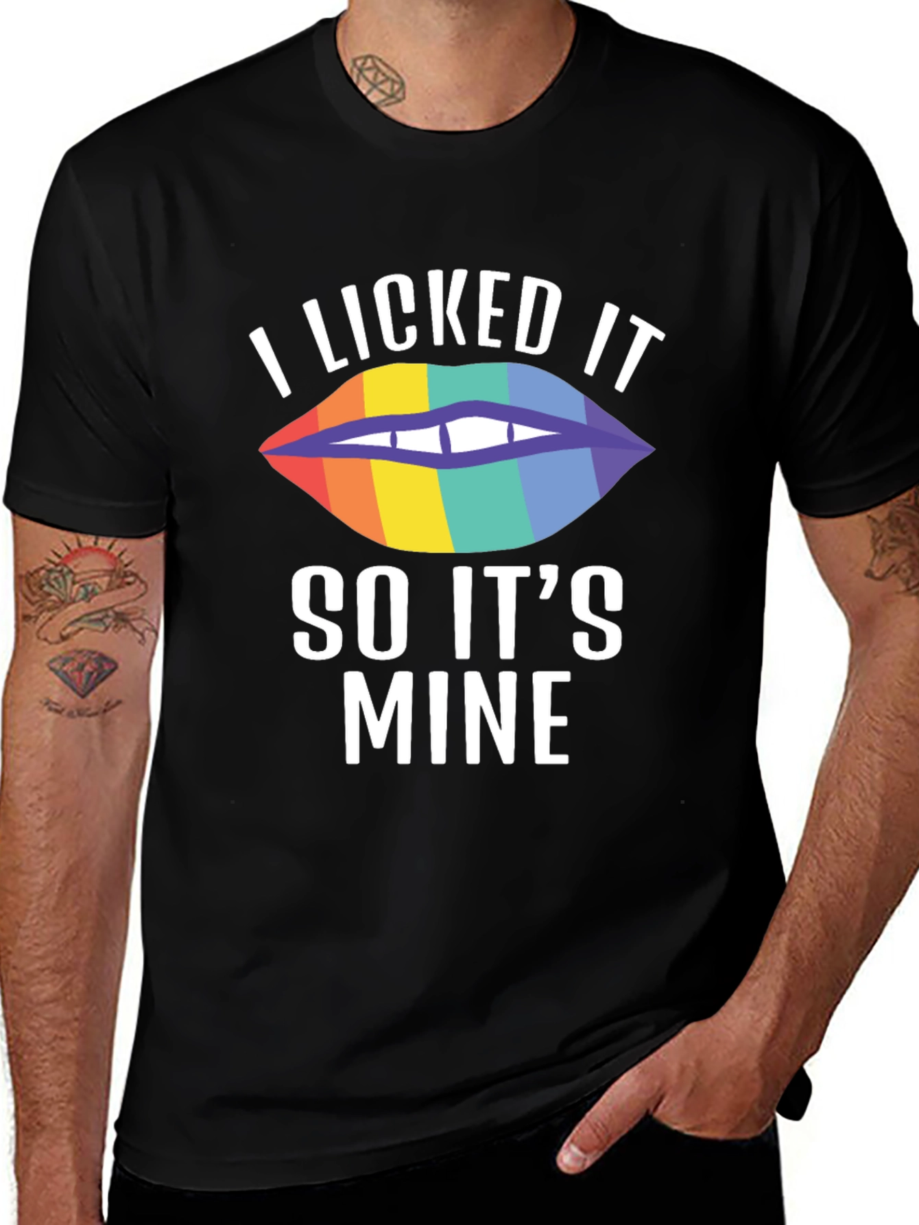 I Licked It So Its Mine Pride T-Shirt