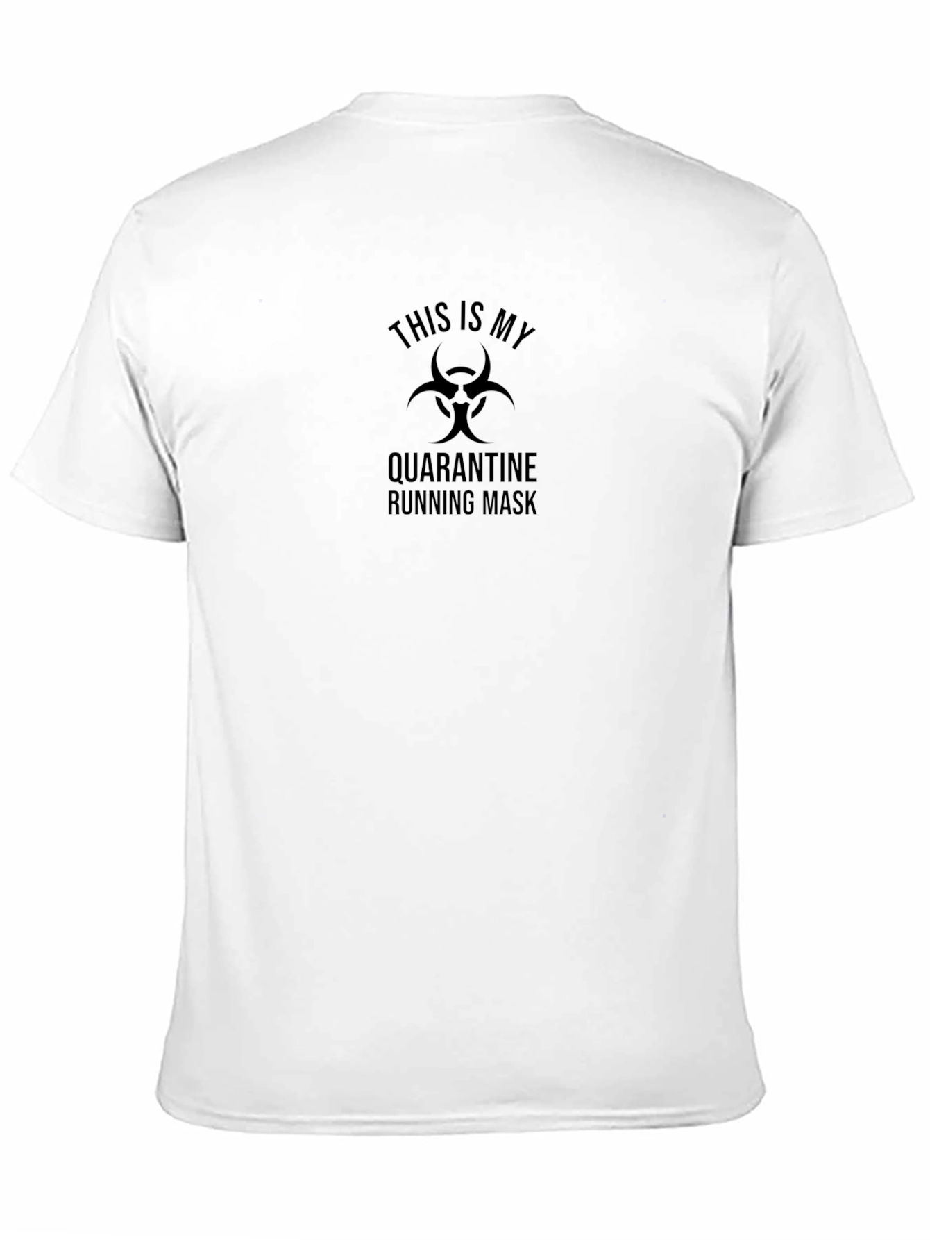 Quarantine Running Mask T-Shirt - Funny Graphic Tee