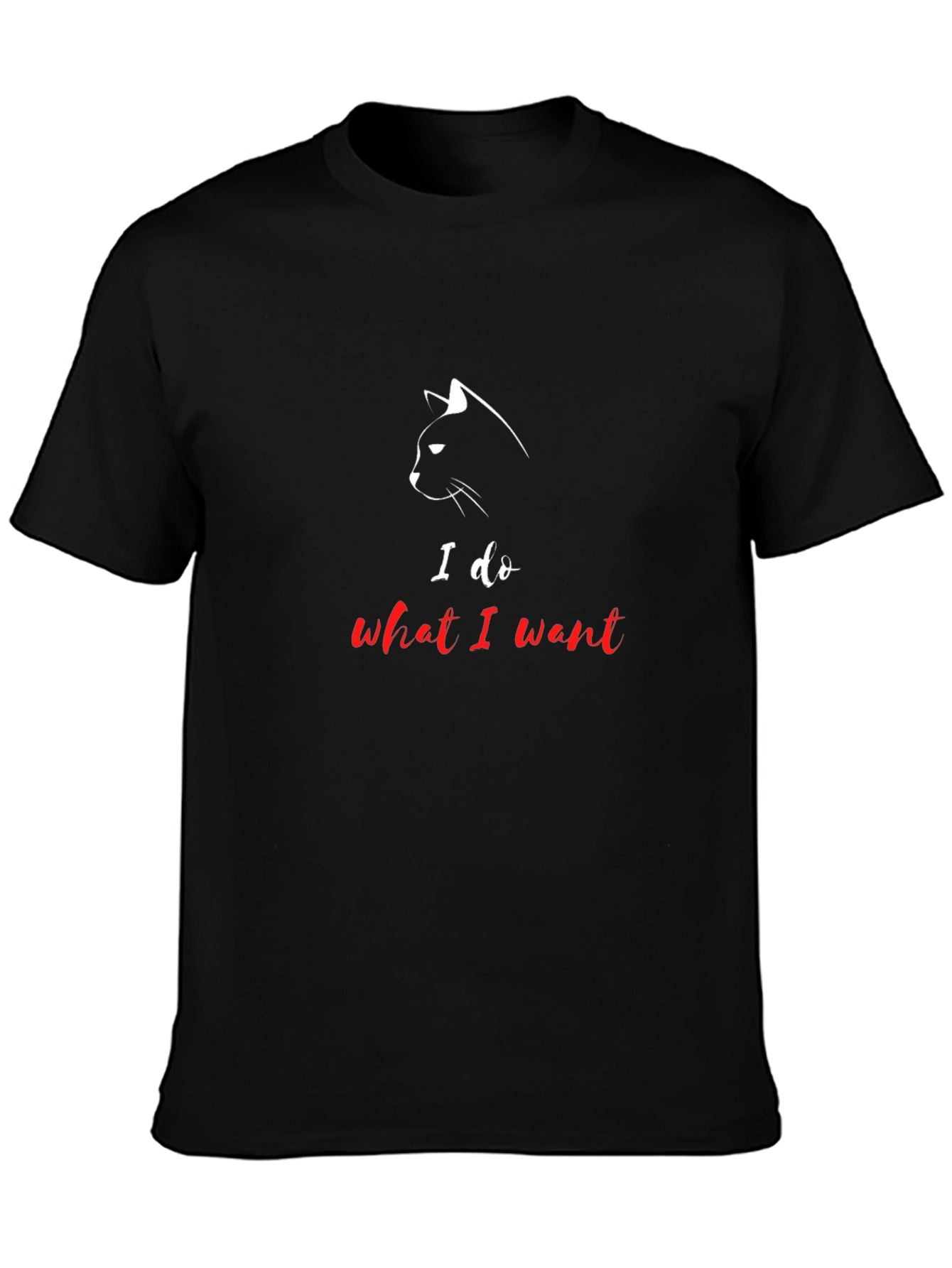 I Do What I Want Cat T-Shirt