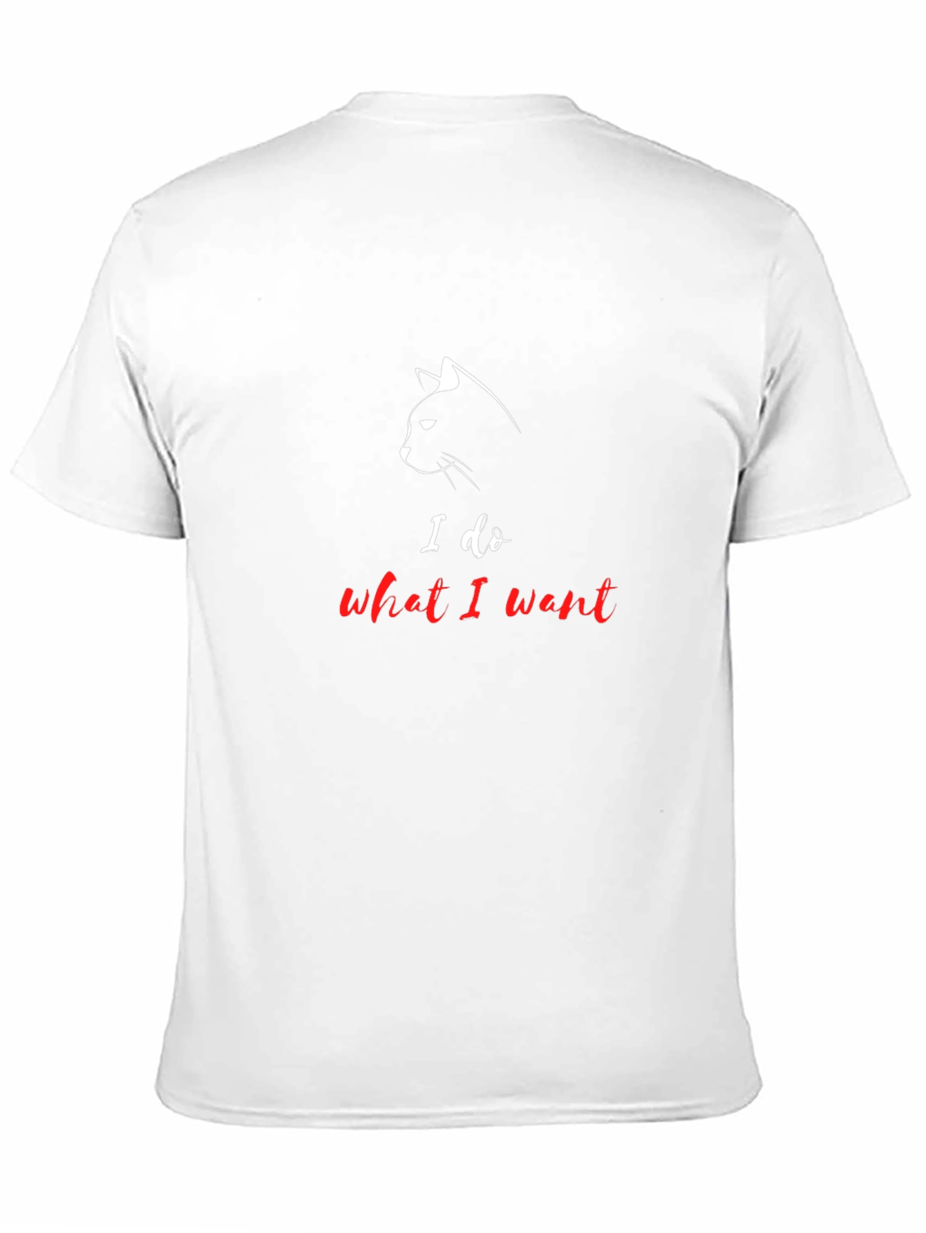 I Do What I Want Cat T-Shirt