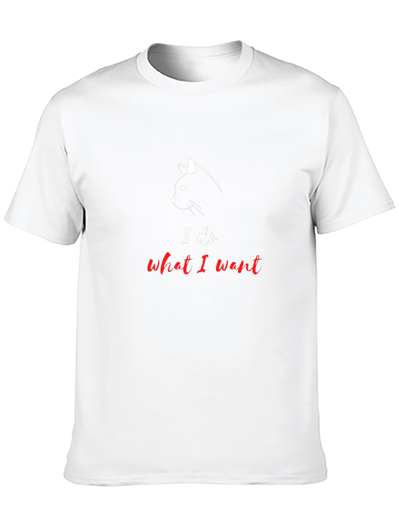 I Do What I Want Cat T-Shirt