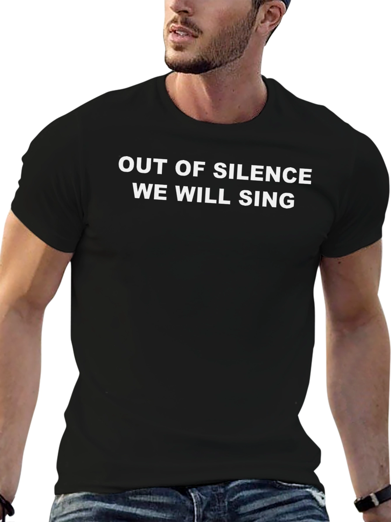 Out of Silence We Will Sing Graphic Tee