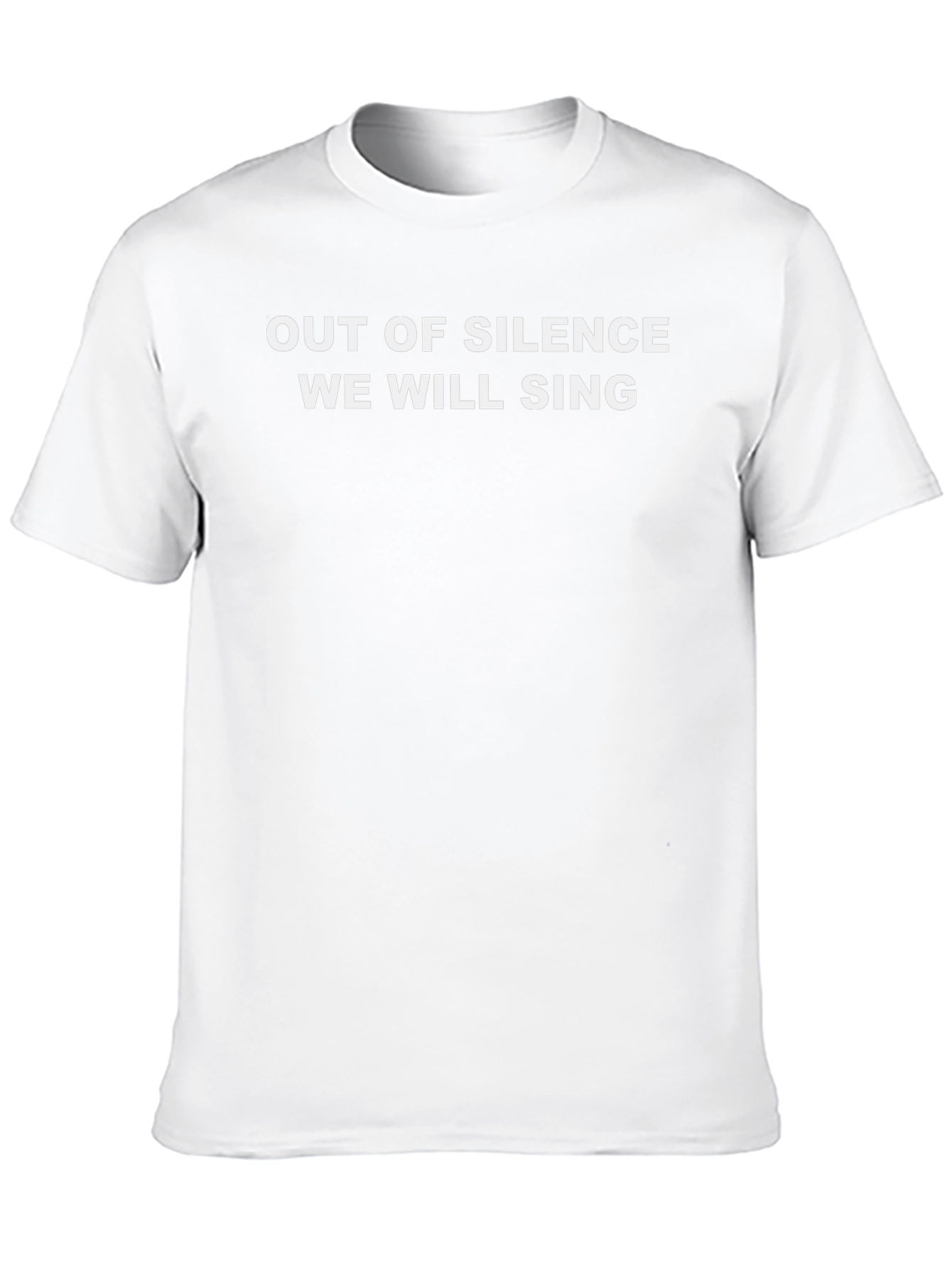 Out of Silence We Will Sing Graphic Tee