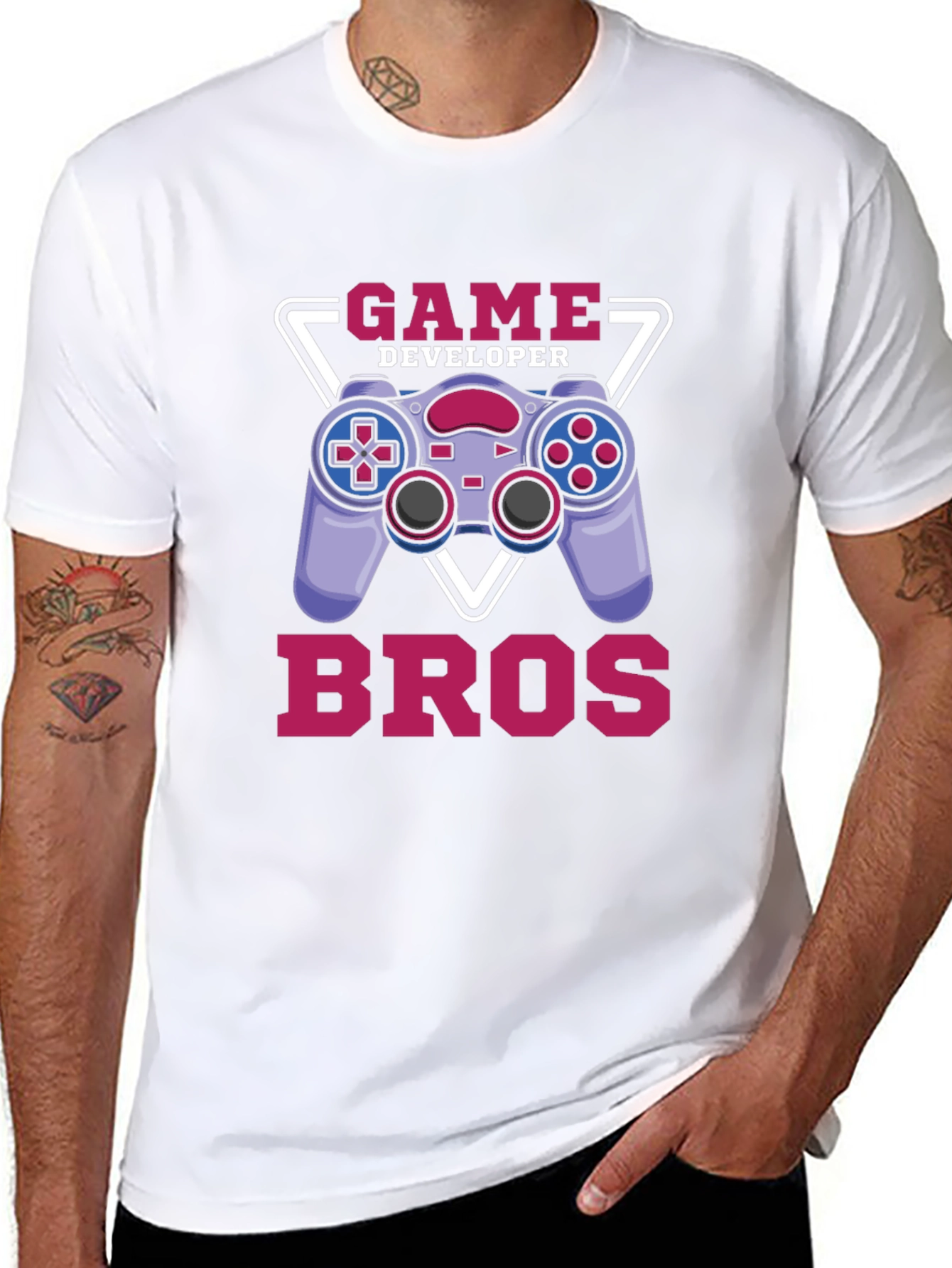 Game Developer Bros T-Shirt - Gamer Apparel