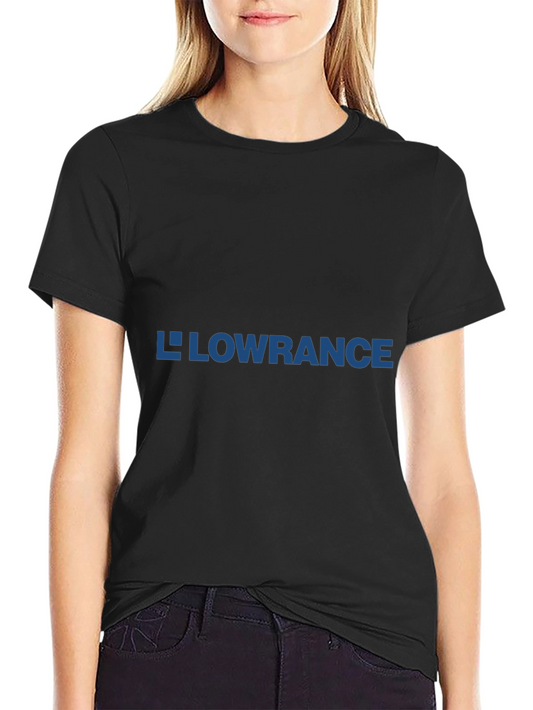 Lowrance Logo Black T-Shirt - Fishing & Boating Apparel