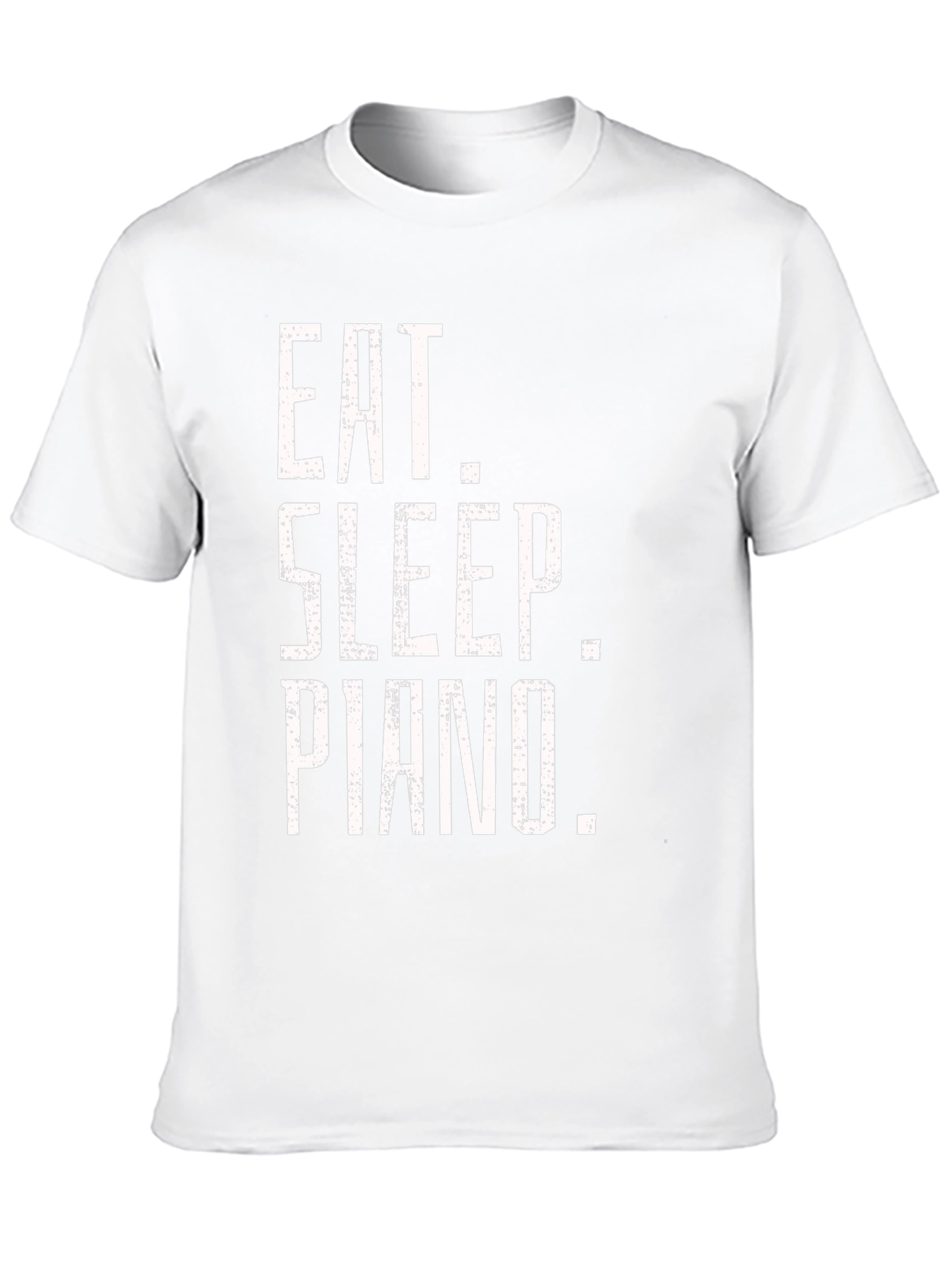 Eat Sleep Piano Black Graphic Tee