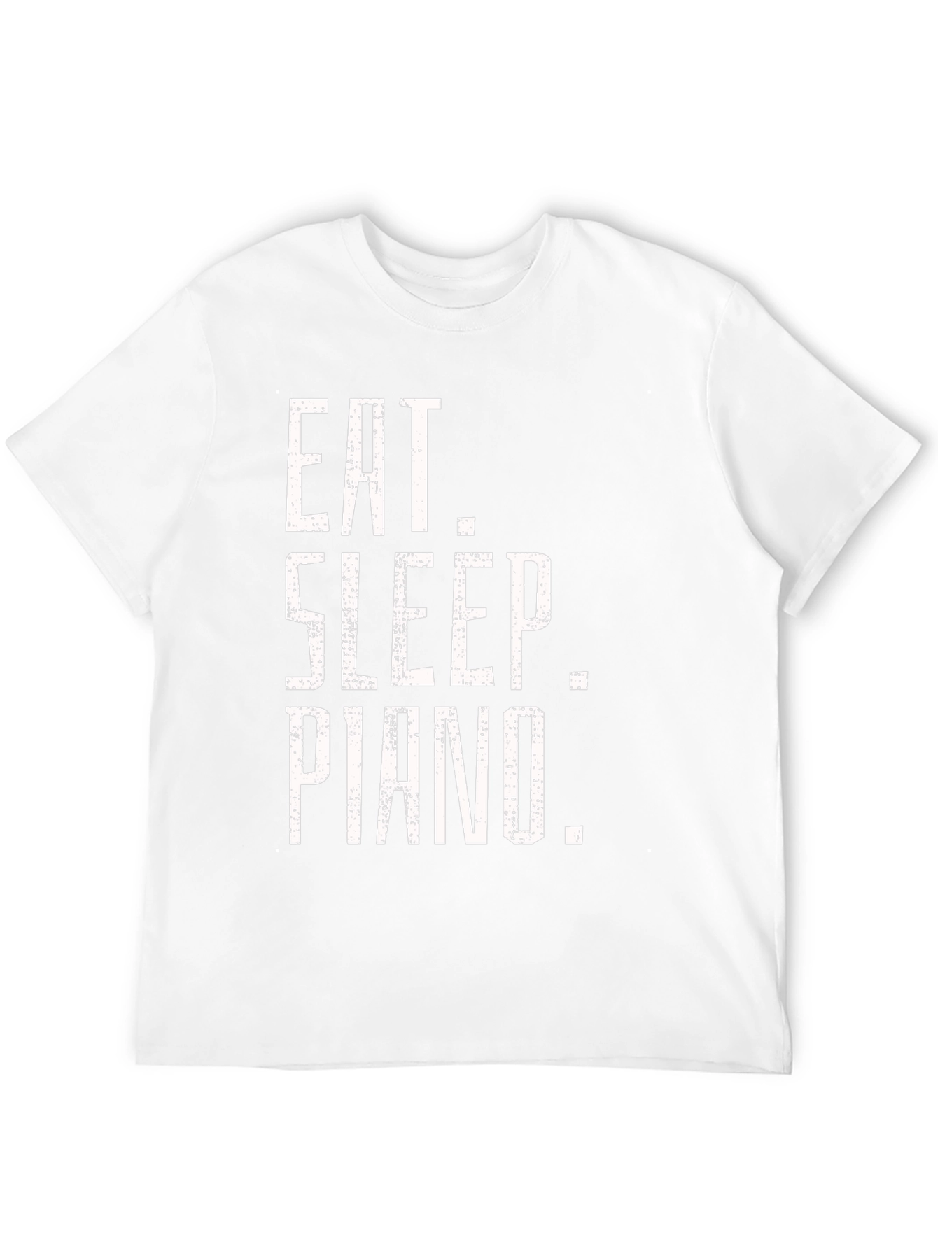 Eat Sleep Piano Black Graphic Tee