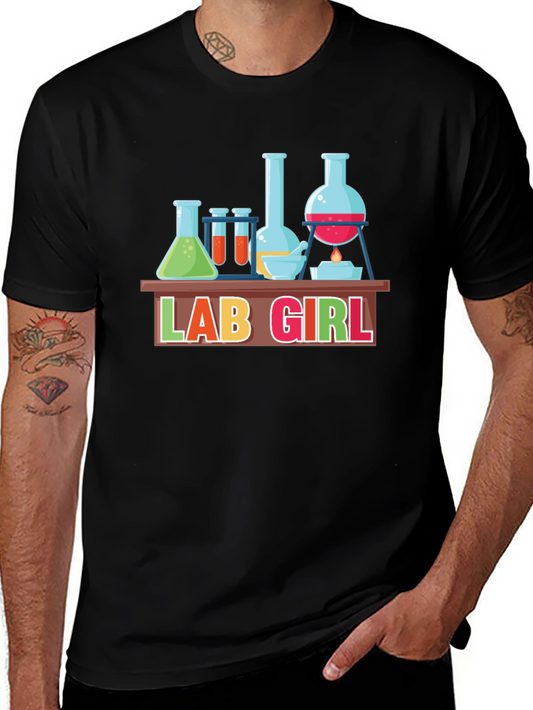 Lab Girl Science T-Shirt Colorful Design