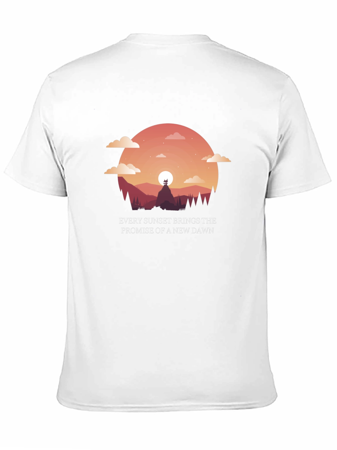 Sunset Promise Graphic T-Shirt - New Dawn Design