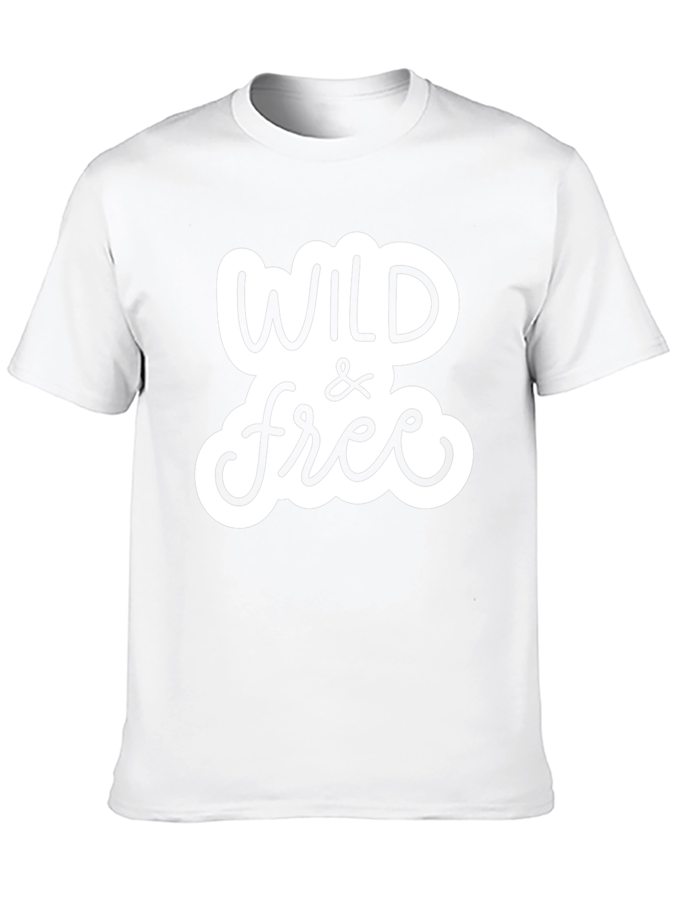 Wild & Free Graphic Tee - Stylish Black T-Shirt