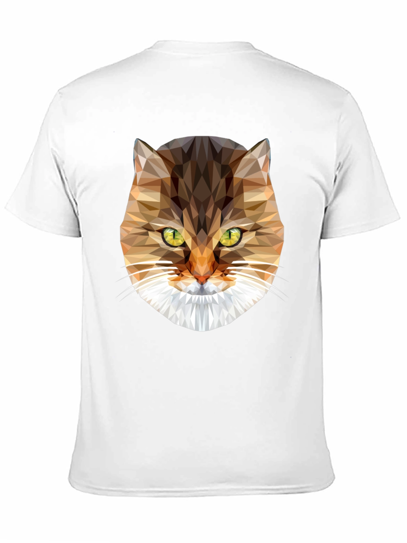 Geometric Cat Graphic T-Shirt