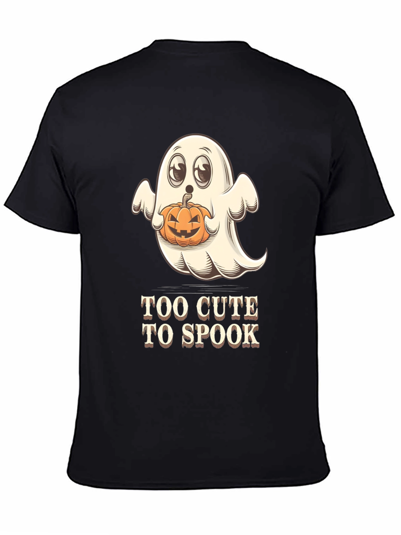 Too Cute to Spook Halloween Ghost T-Shirt