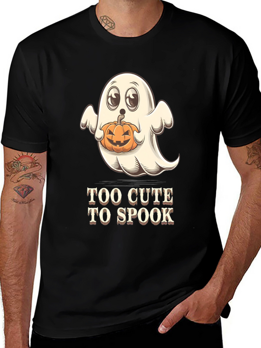 Too Cute to Spook Halloween Ghost T-Shirt