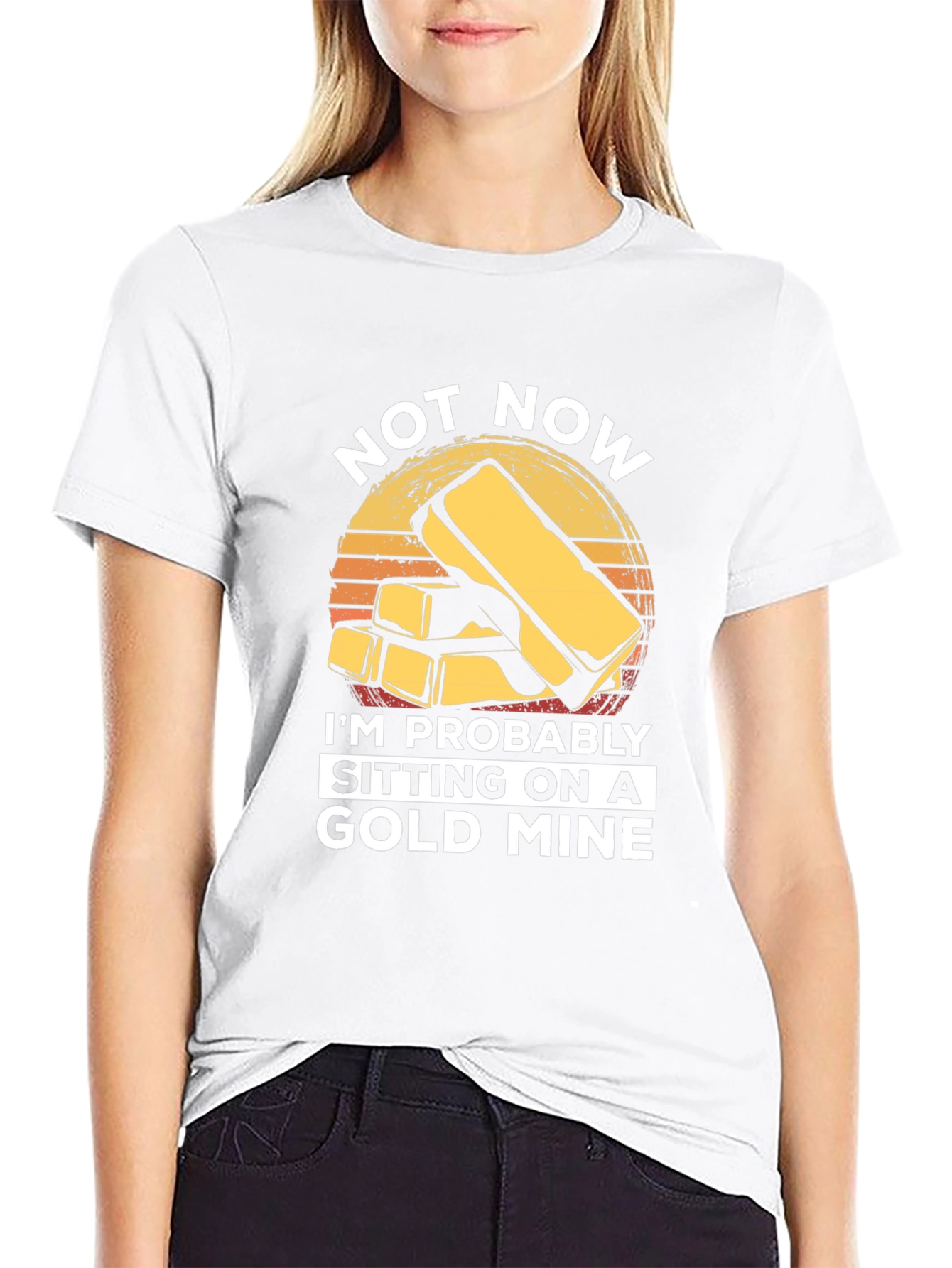 Gold Mine Graphic T-Shirt - Funny Humor Tee