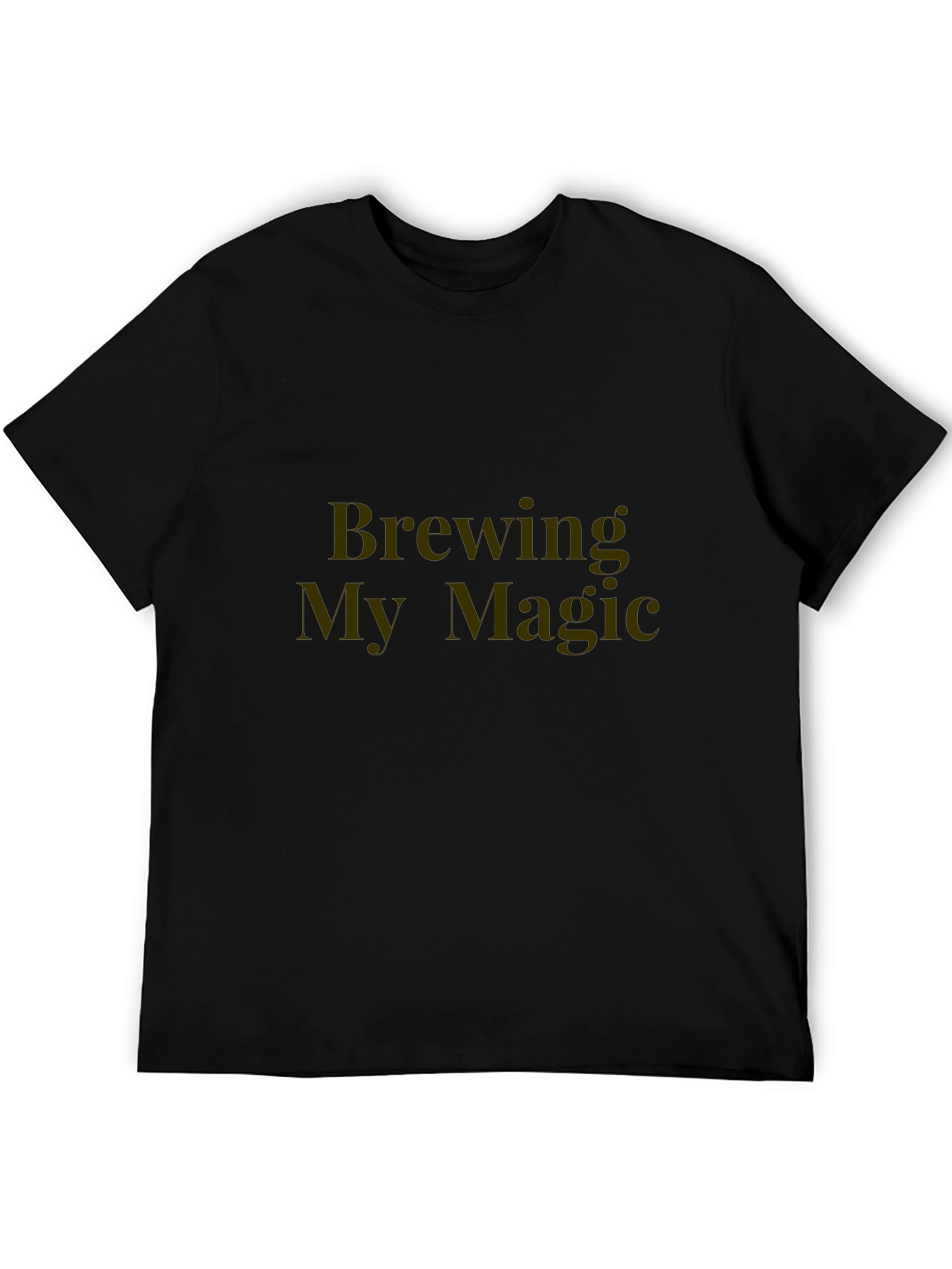 Brewing My Magic Black T-Shirt
