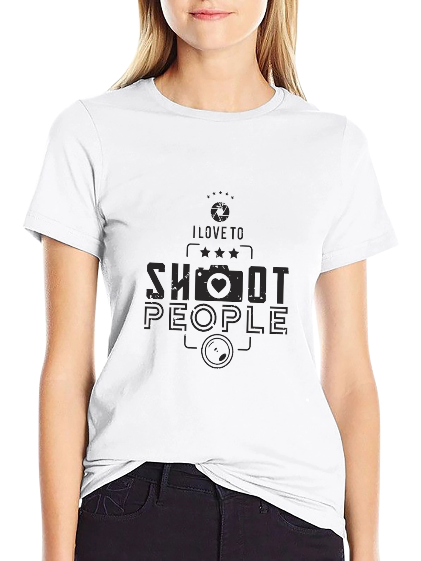 I Love to Shoot People T-Shirt