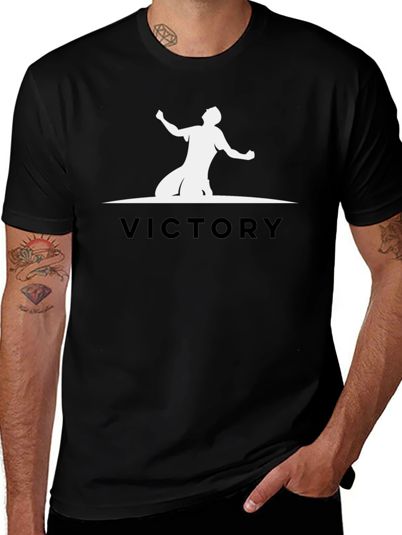 Victory Graphic Tee - Mens Black T-Shirt