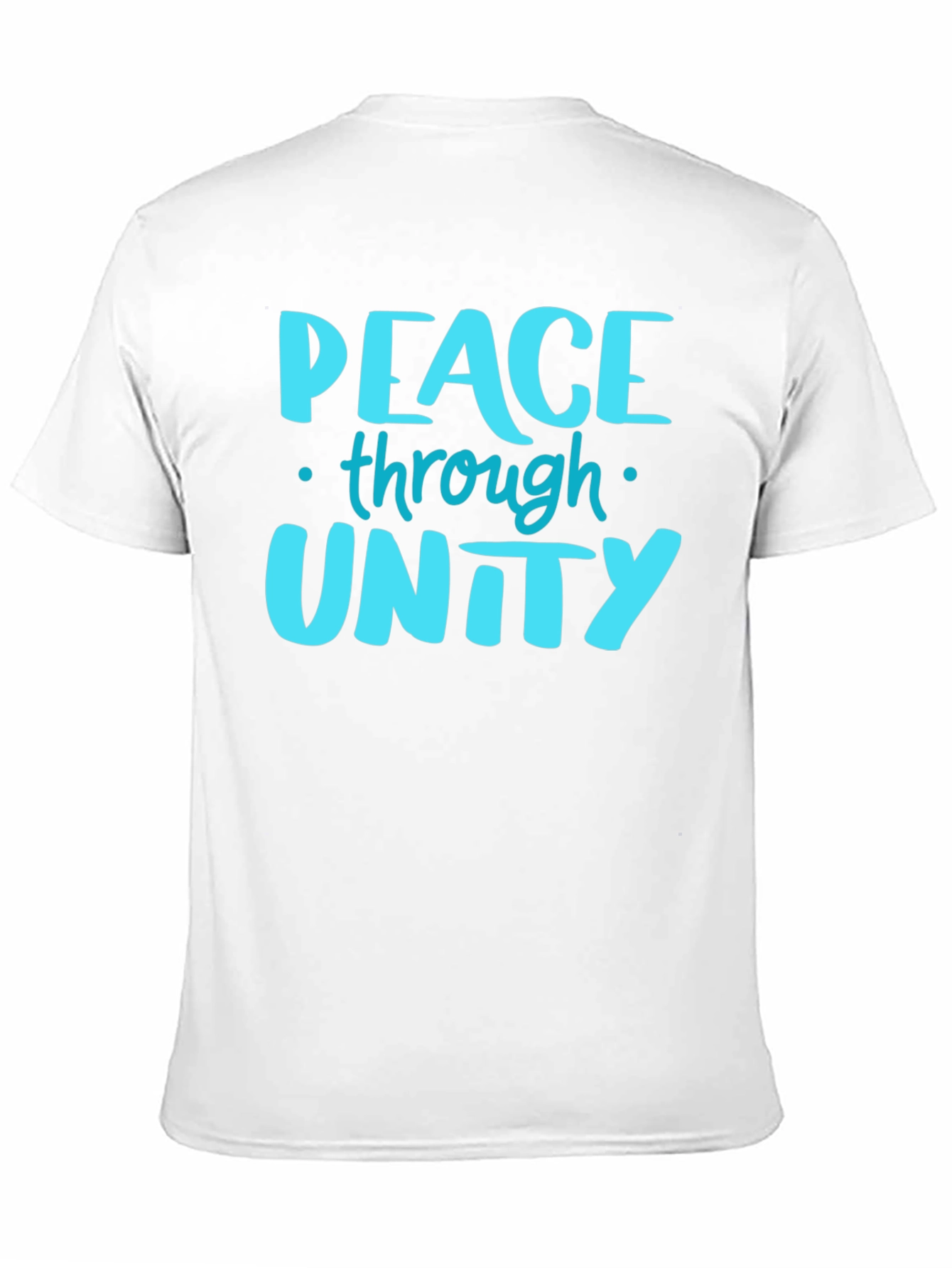 Peace Through Unity Graphic Tee - Black