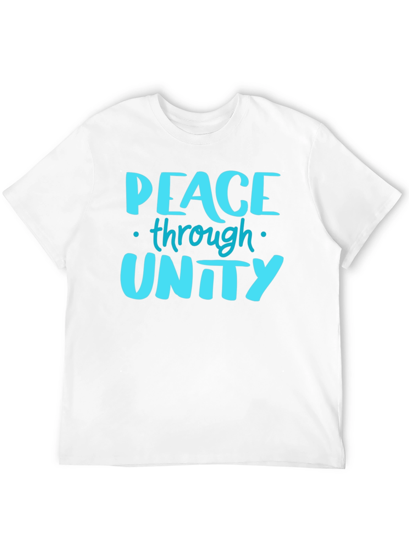 Peace Through Unity Graphic Tee - Black