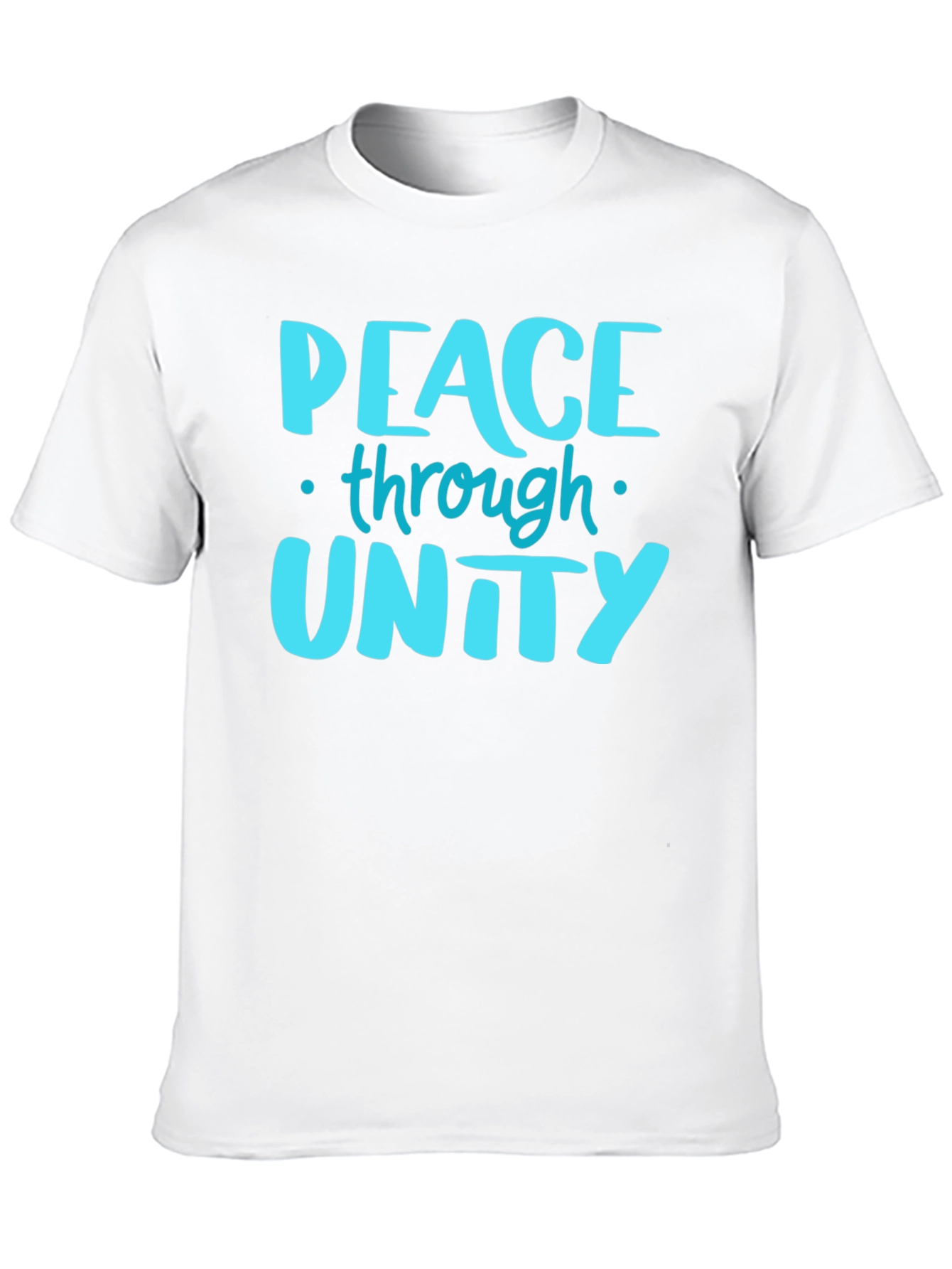 Peace Through Unity Graphic Tee - Black